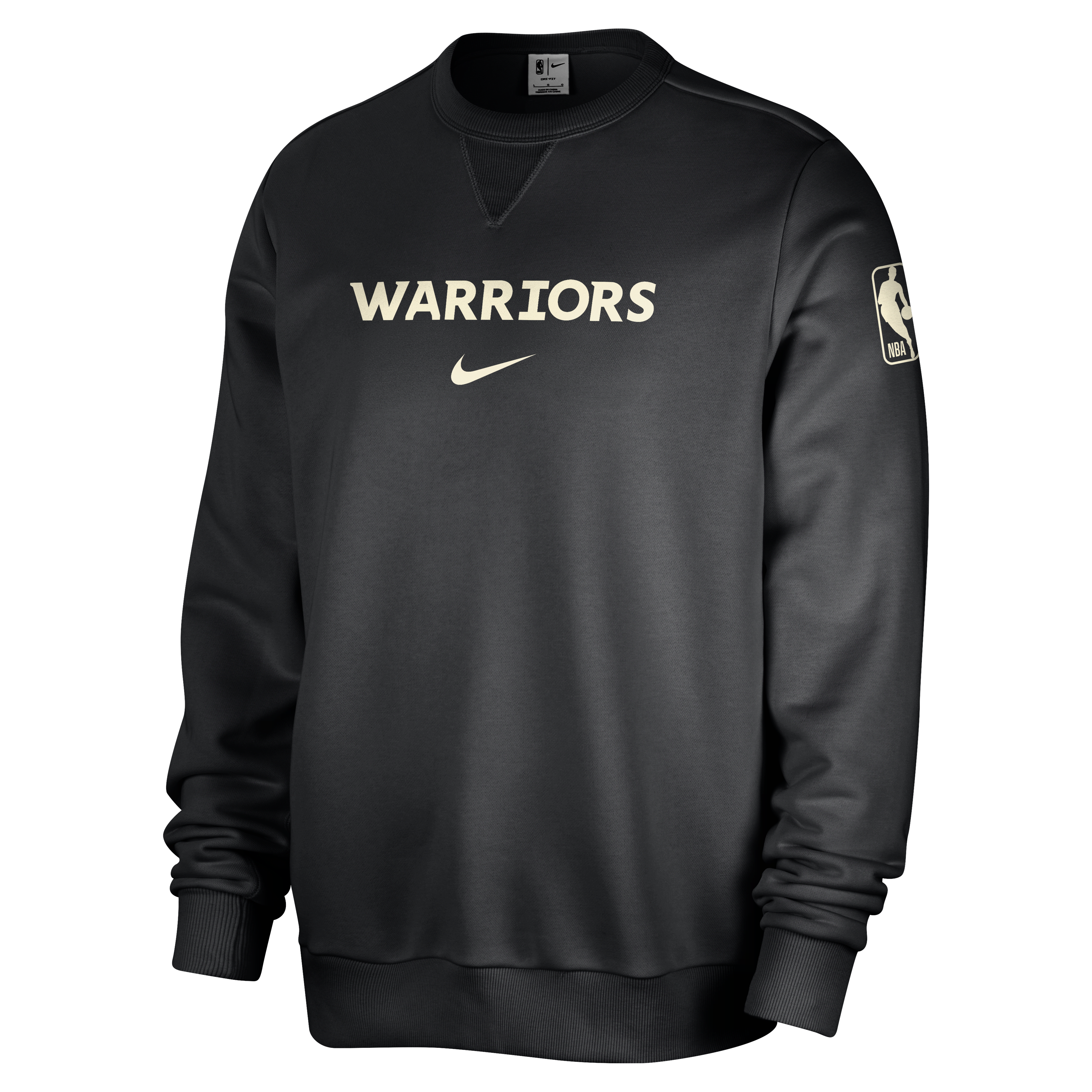 Golden State Warriors Standard Issue Men's Nike Dri-FIT NBA Crew-Neck Sweatshirt