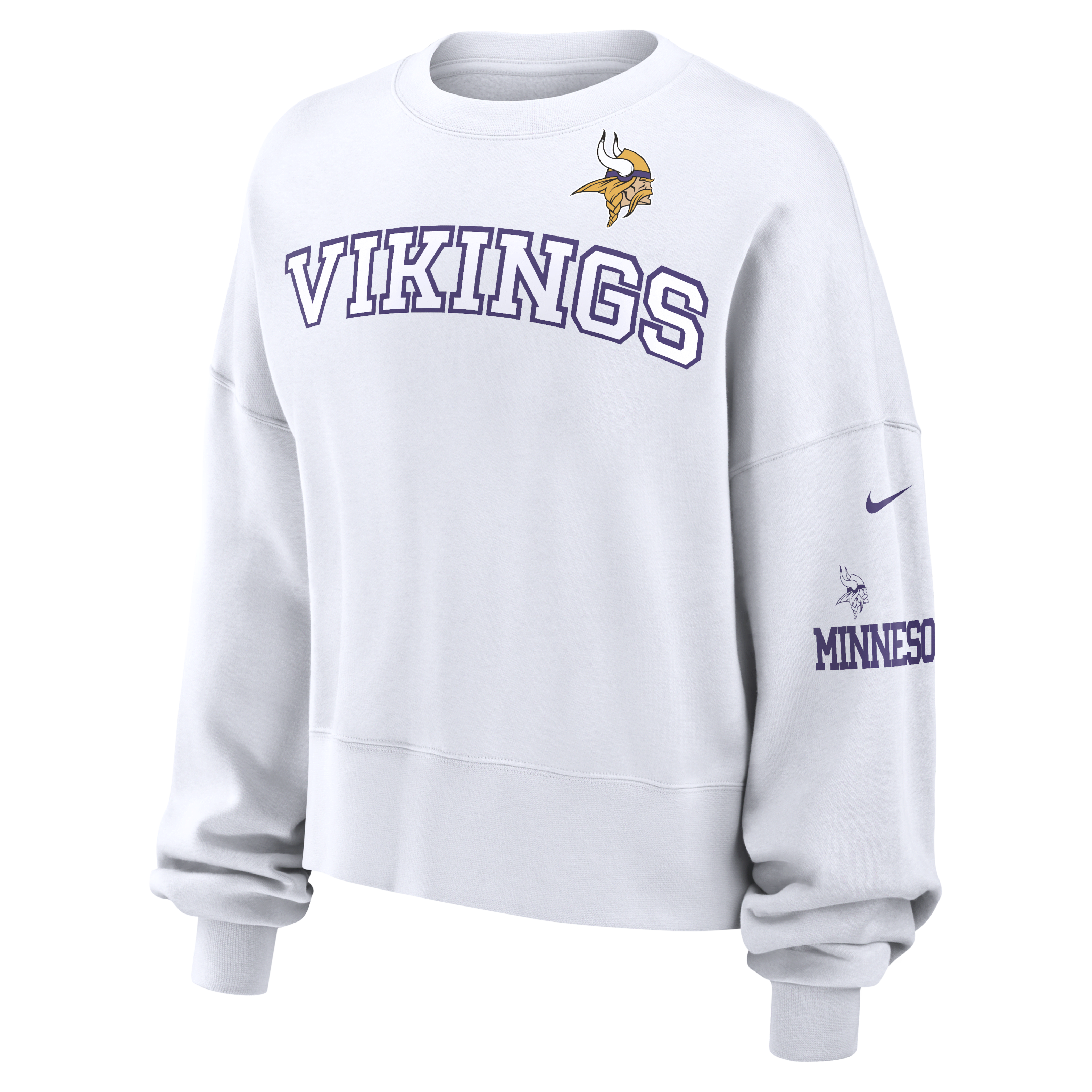 Minnesota Vikings Women's Nike NFL Pullover Crew