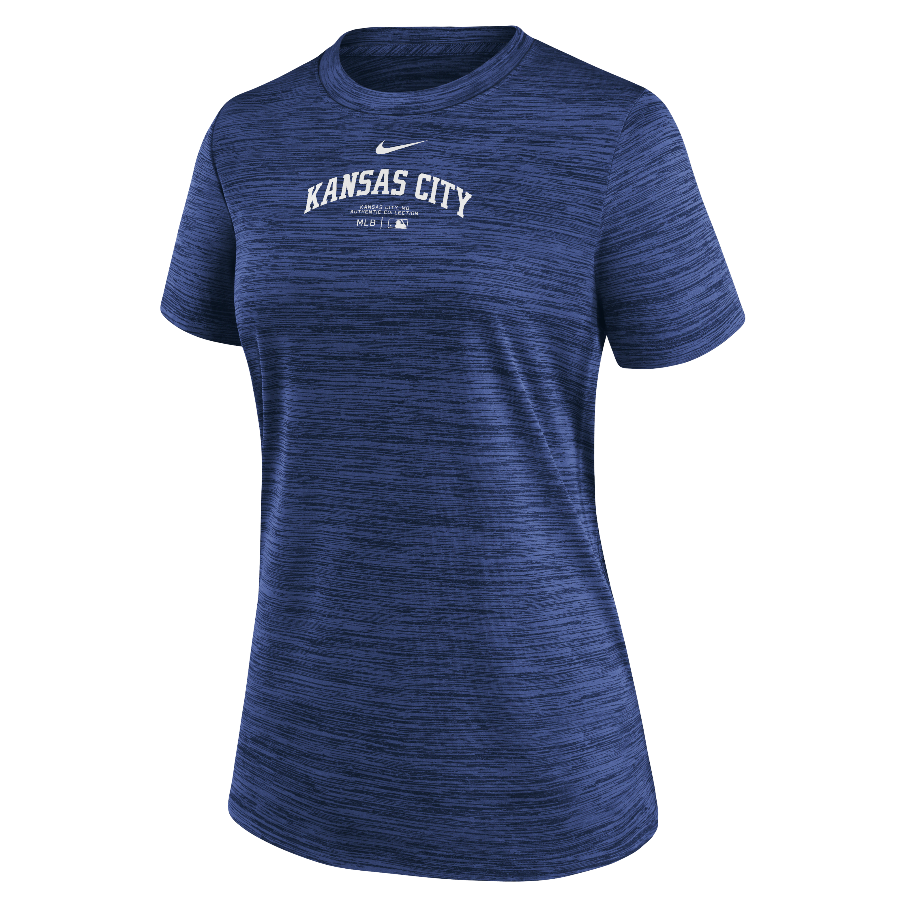 Kansas City Royals Authentic Collection Practice Velocity Women's Nike Dri-FIT MLB T-Shirt