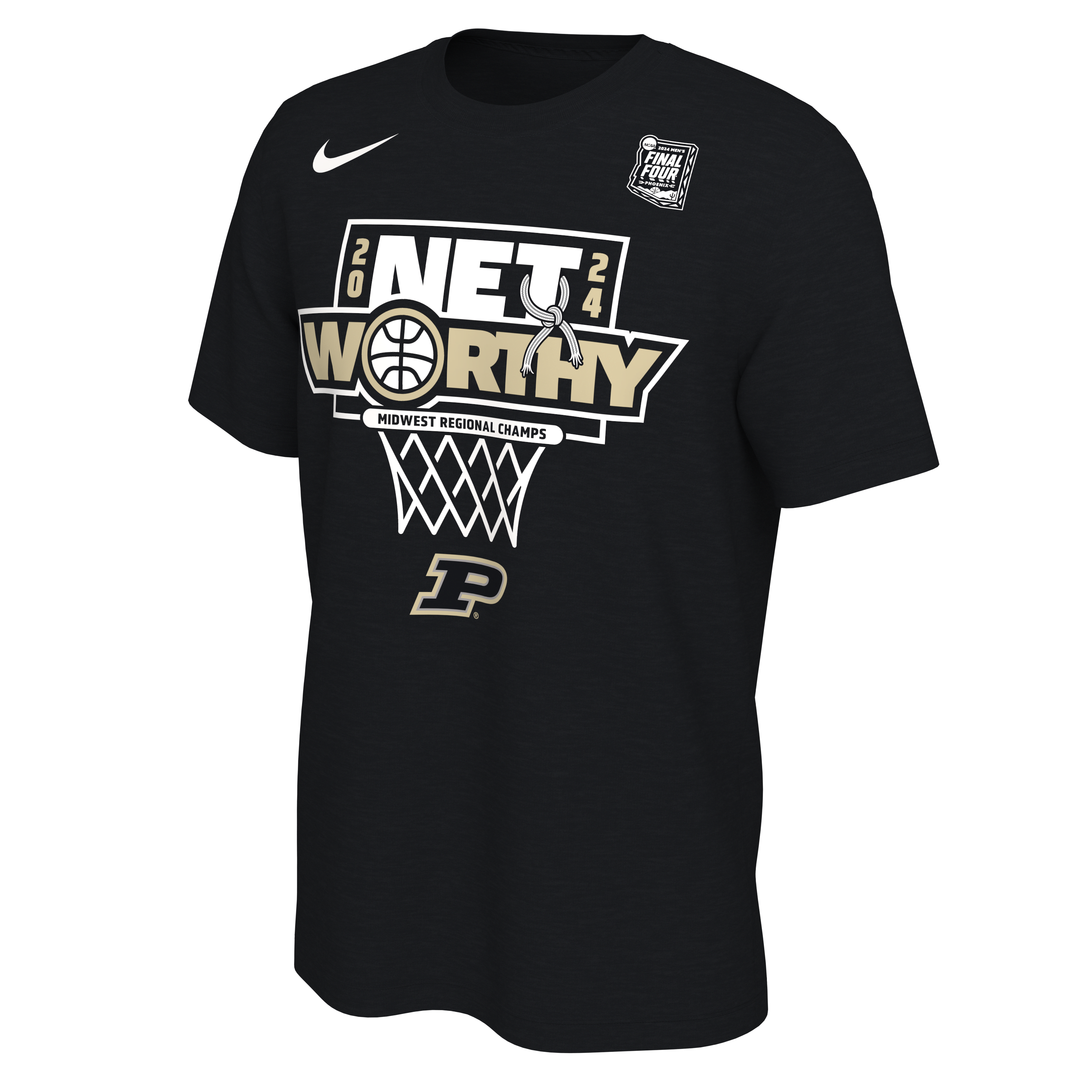 Purdue 2024 Men's Regional Champ Nike College Basketball T-Shirt