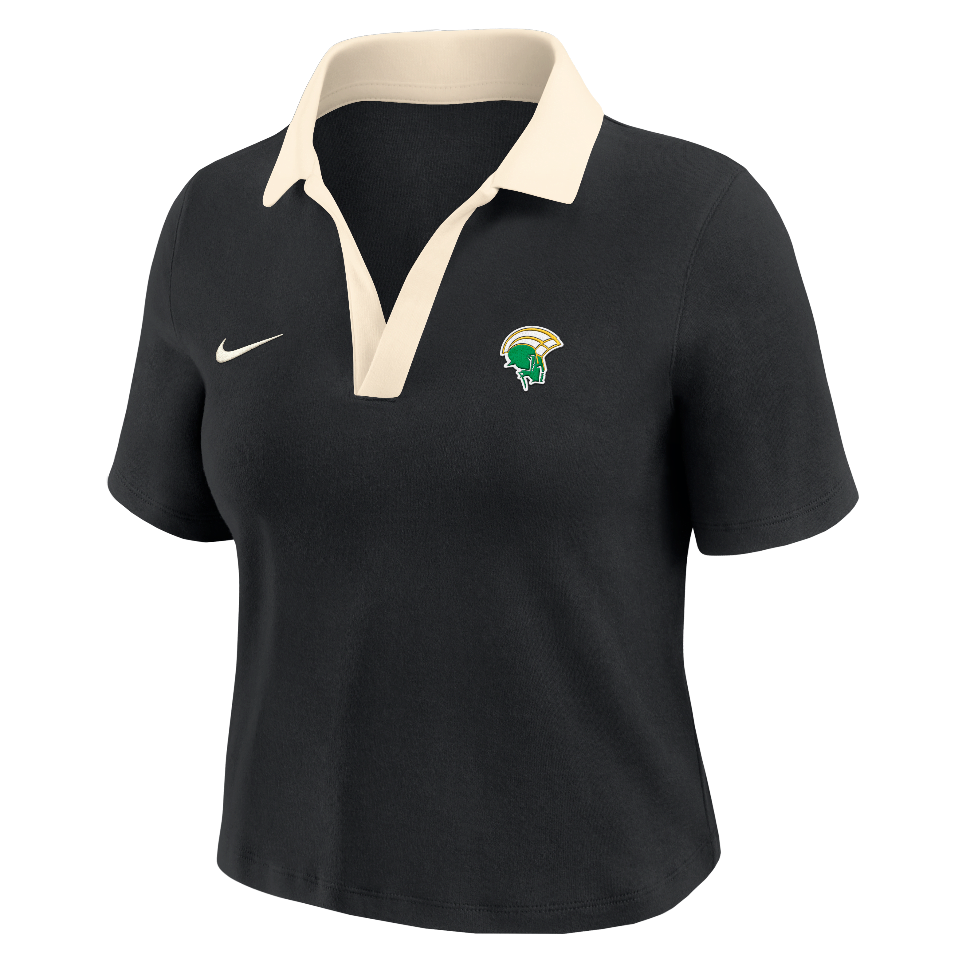 Nike College (Norfolk State University) Women's Short-Sleeve Polo Crop Top