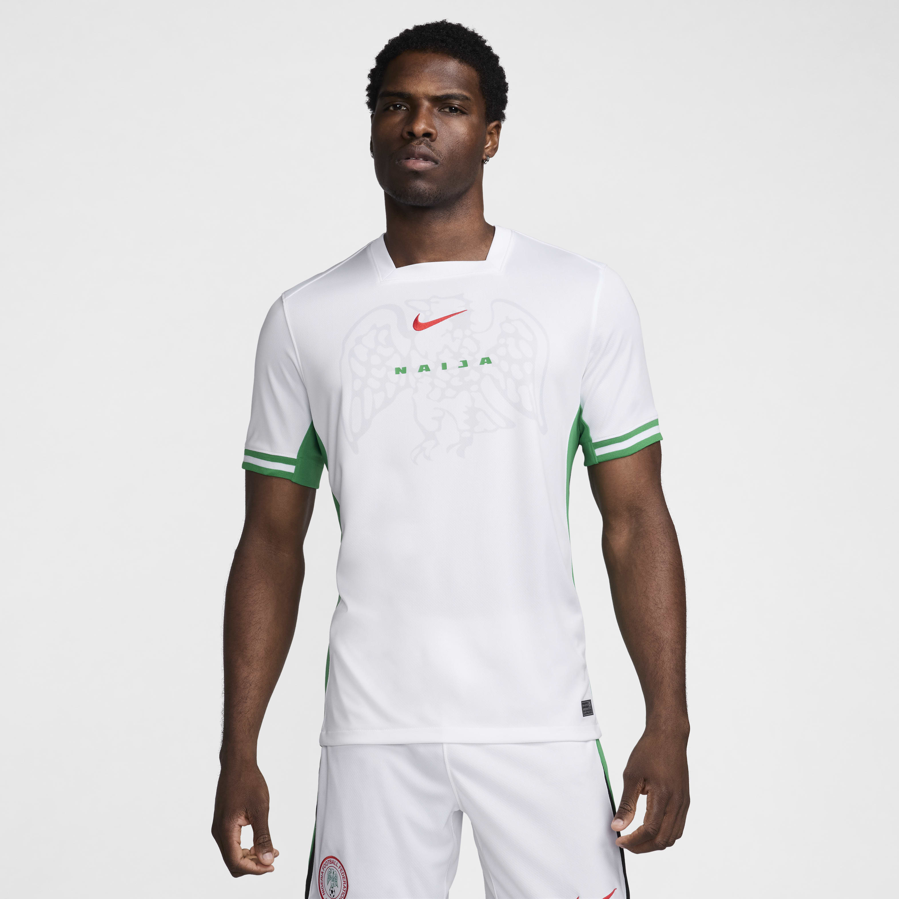 Nigeria 2024 Stadium Home Men's Nike Dri-FIT Soccer Replica Jersey