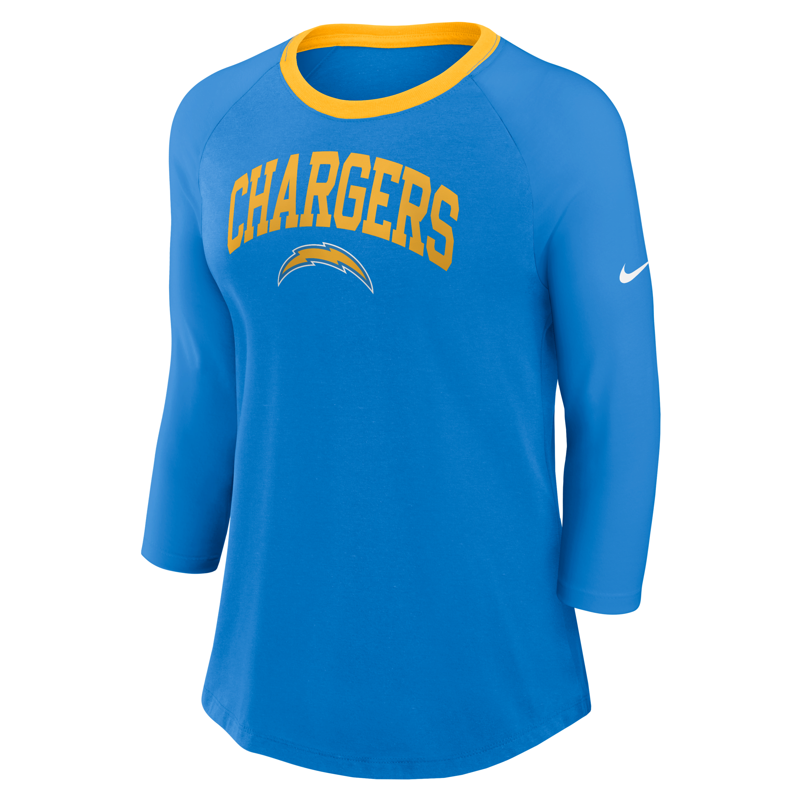 Los Angeles Chargers Women's Nike NFL 3/4-Sleeve T-Shirt