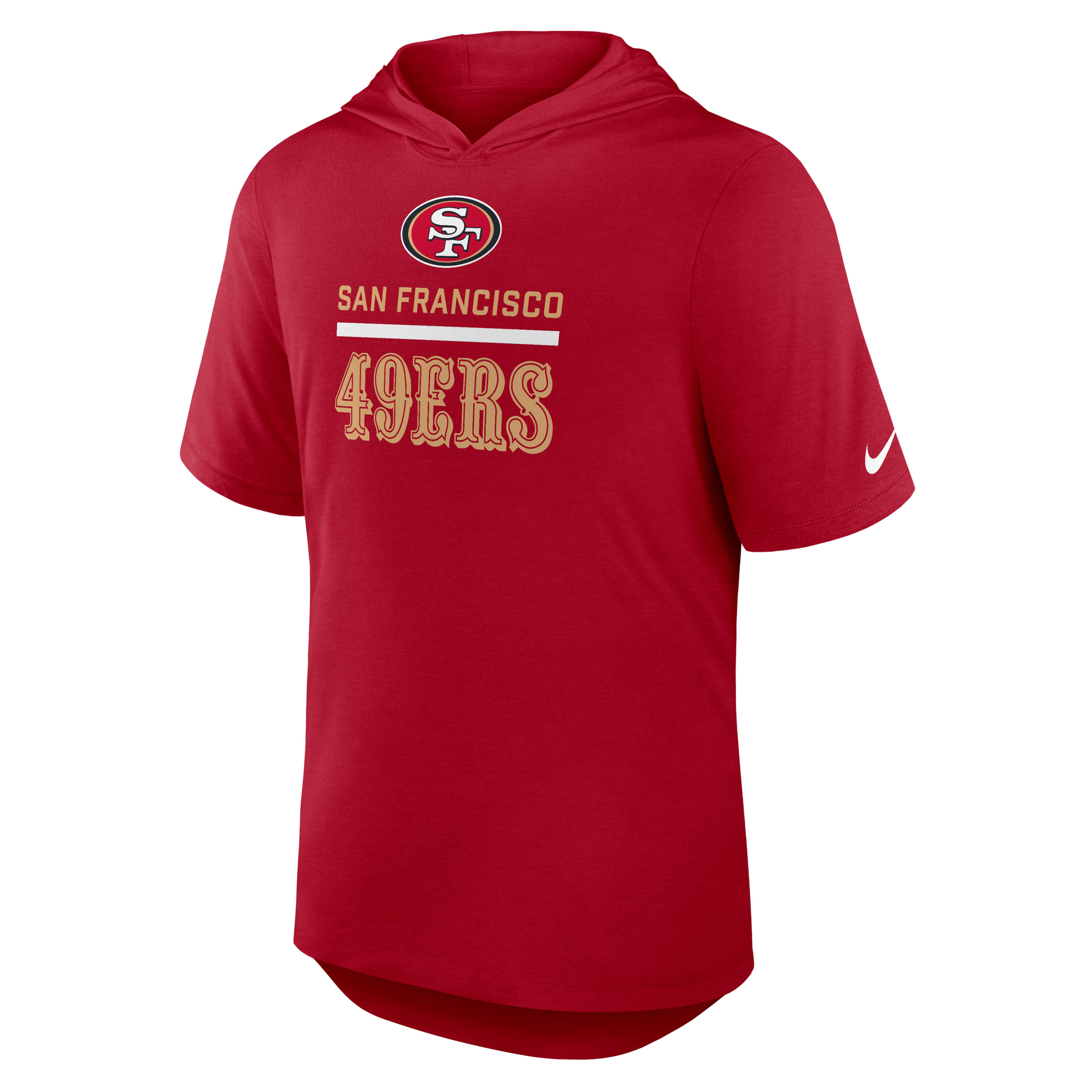 San Francisco 49ers Men's Nike Dri-FIT NFL Hooded T-Shirt