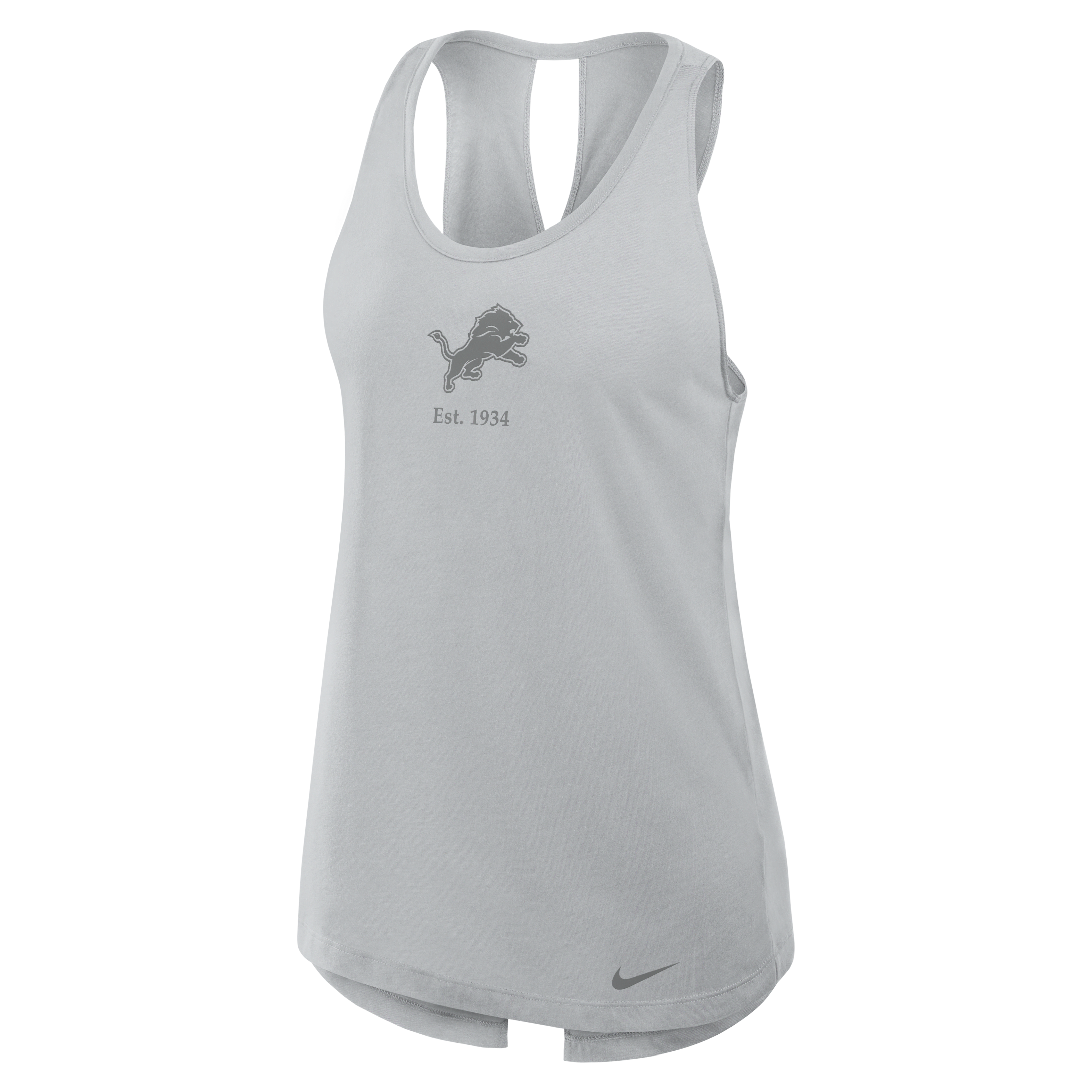 Detroit Lions Established Women's Nike Dri-FIT NFL Tank Top