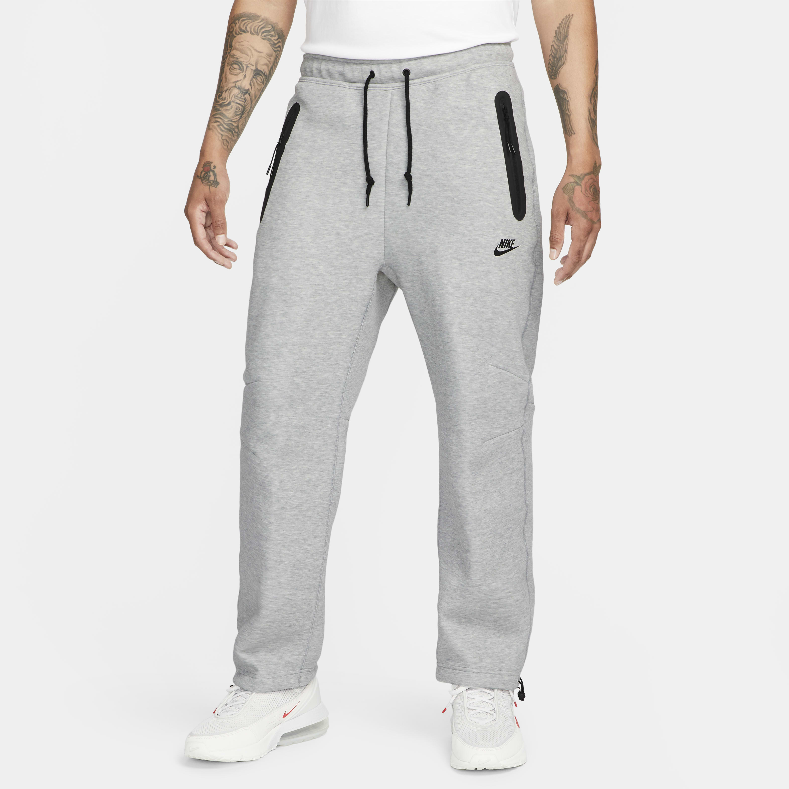 Calças de fato treino bainha aberta Nike Sportswear Tech Fleece para homem