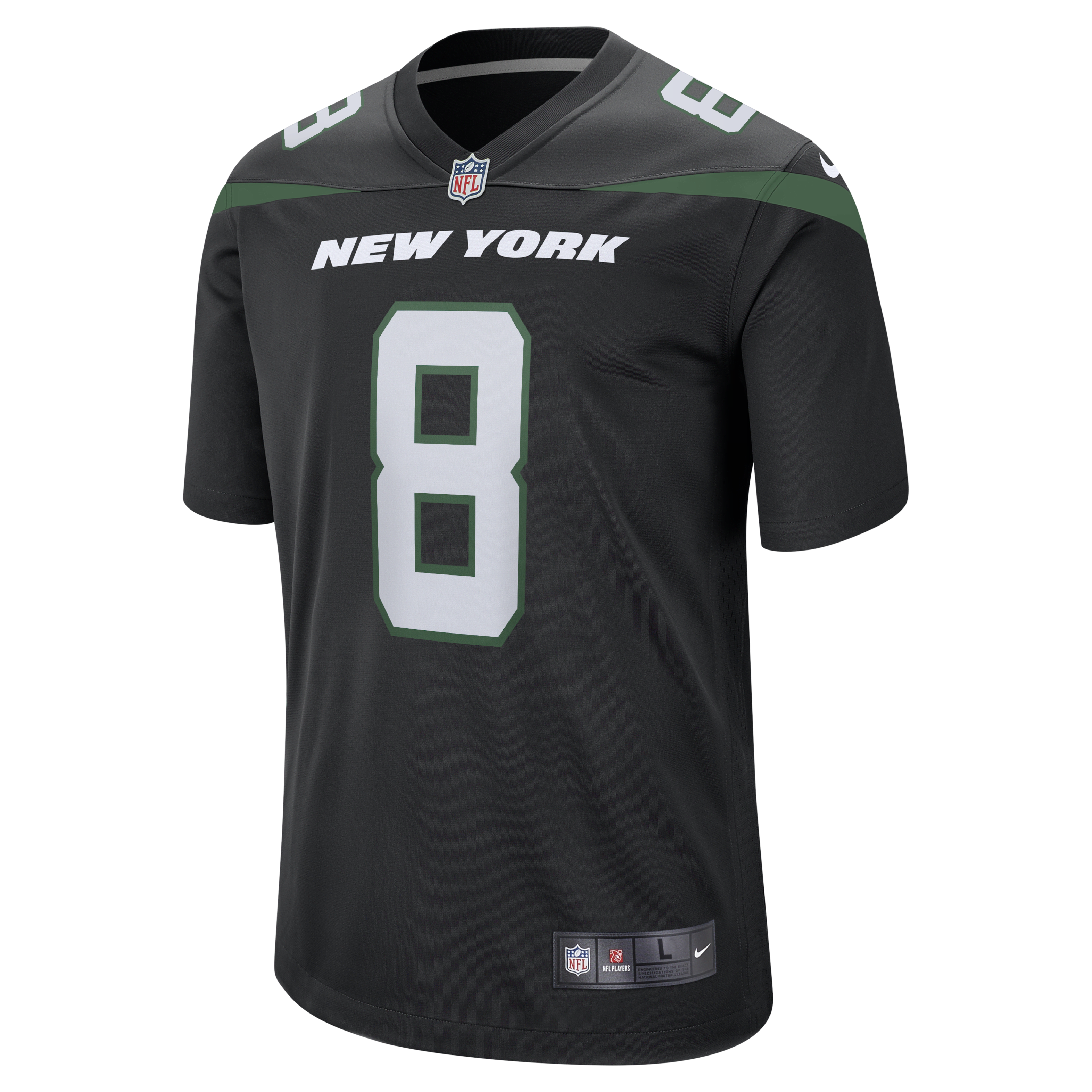 Aaron Rodgers New York Jets Men's Nike NFL Game Football Jersey