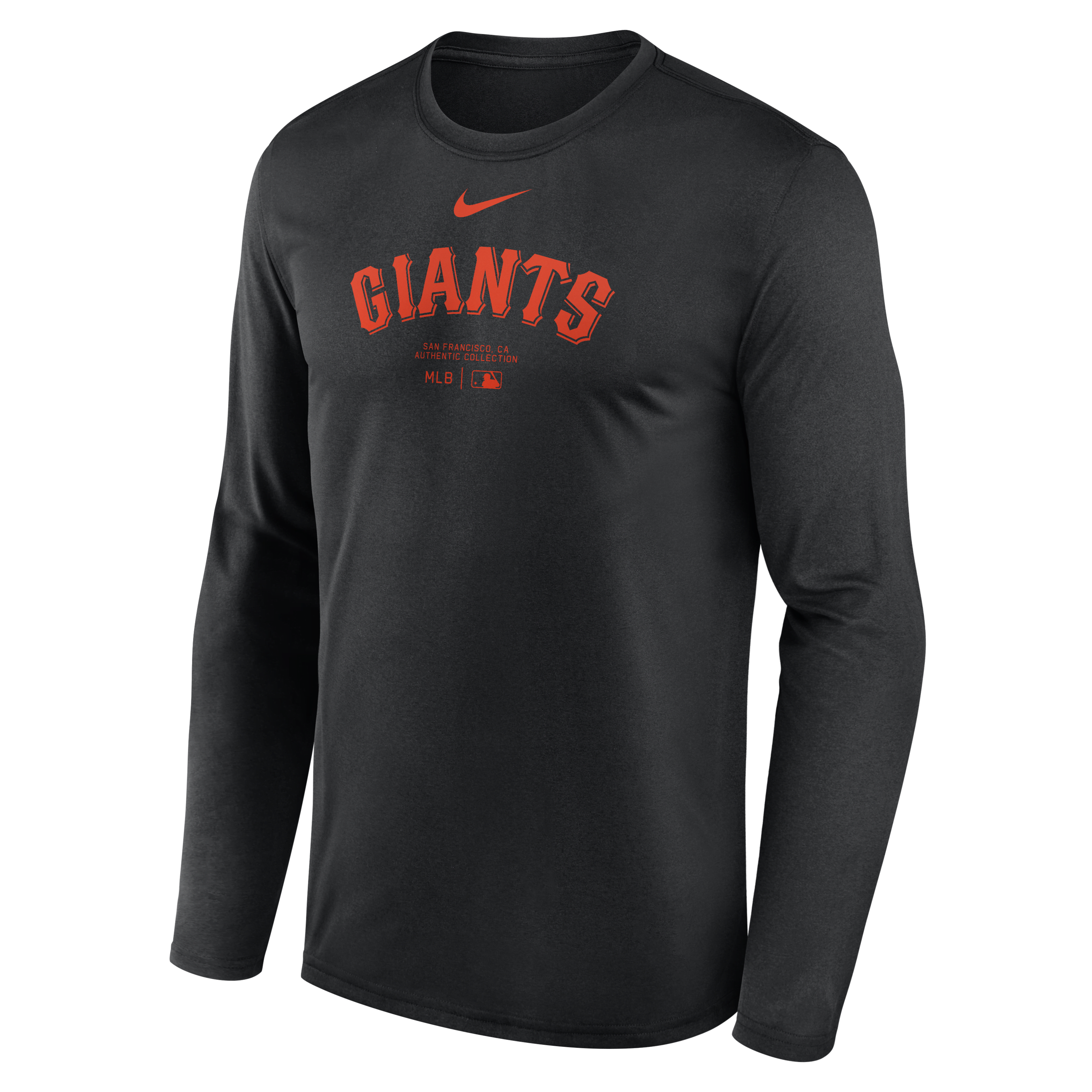 San Francisco Giants Authentic Collection Practice Men's Nike Dri-FIT MLB Long-Sleeve T-Shirt