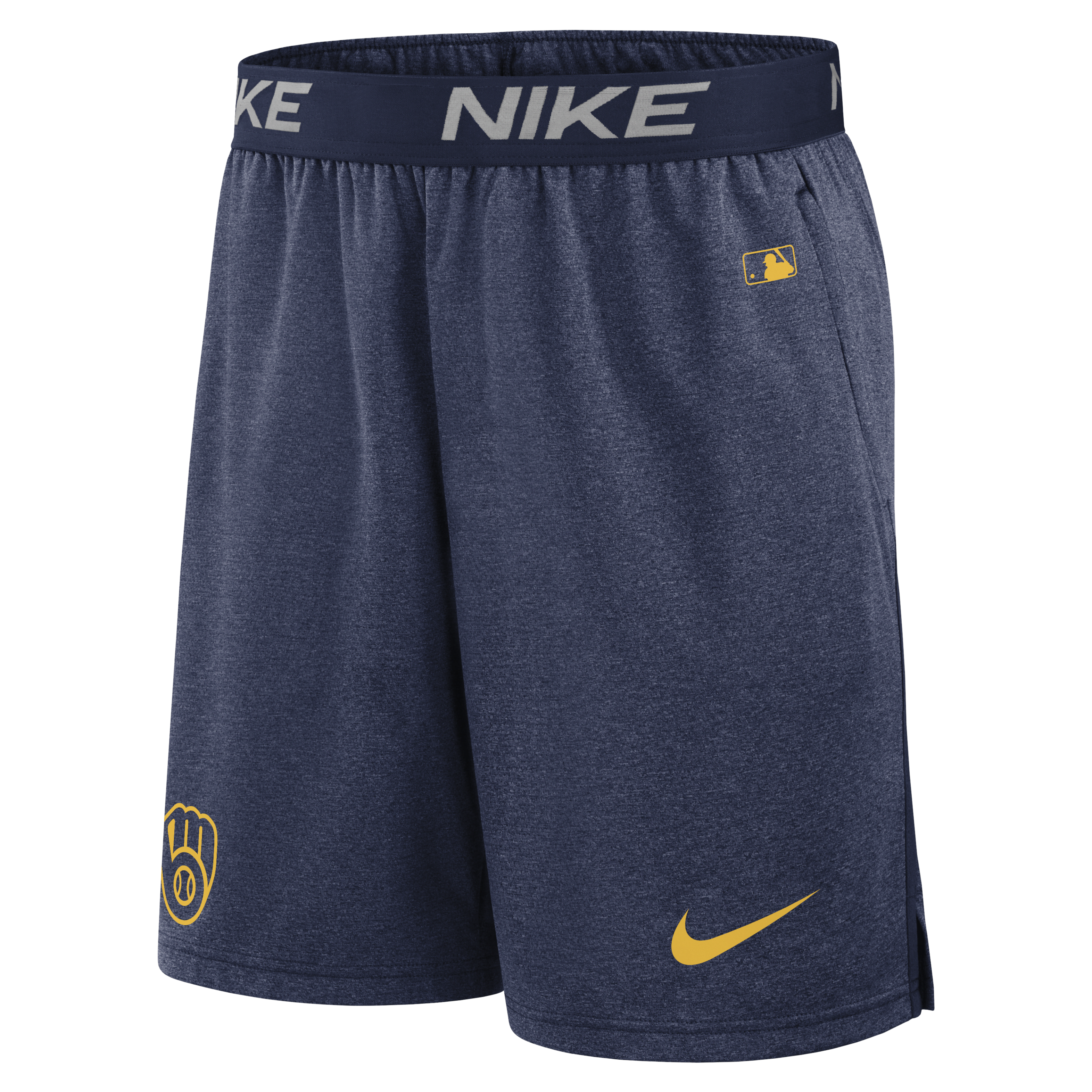 Milwaukee Brewers Authentic Collection Practice Men's Nike Dri-FIT MLB Shorts