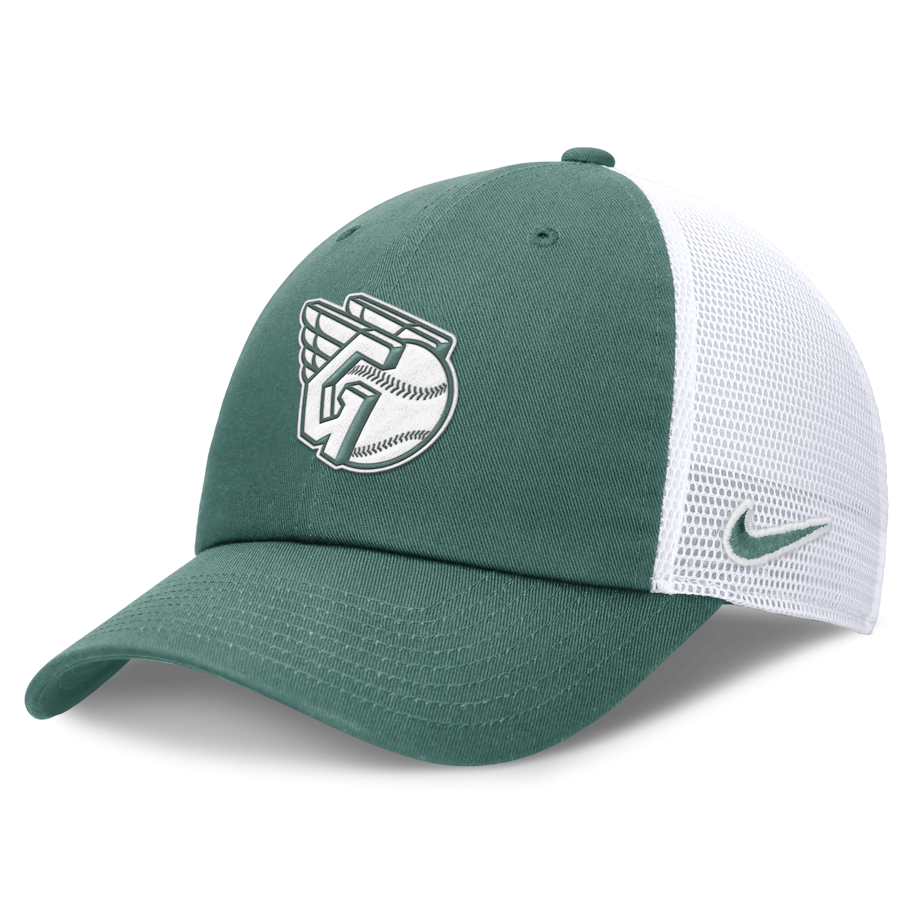 Cleveland Guardians Bicoastal Club Men's Nike MLB Trucker Adjustable Hat