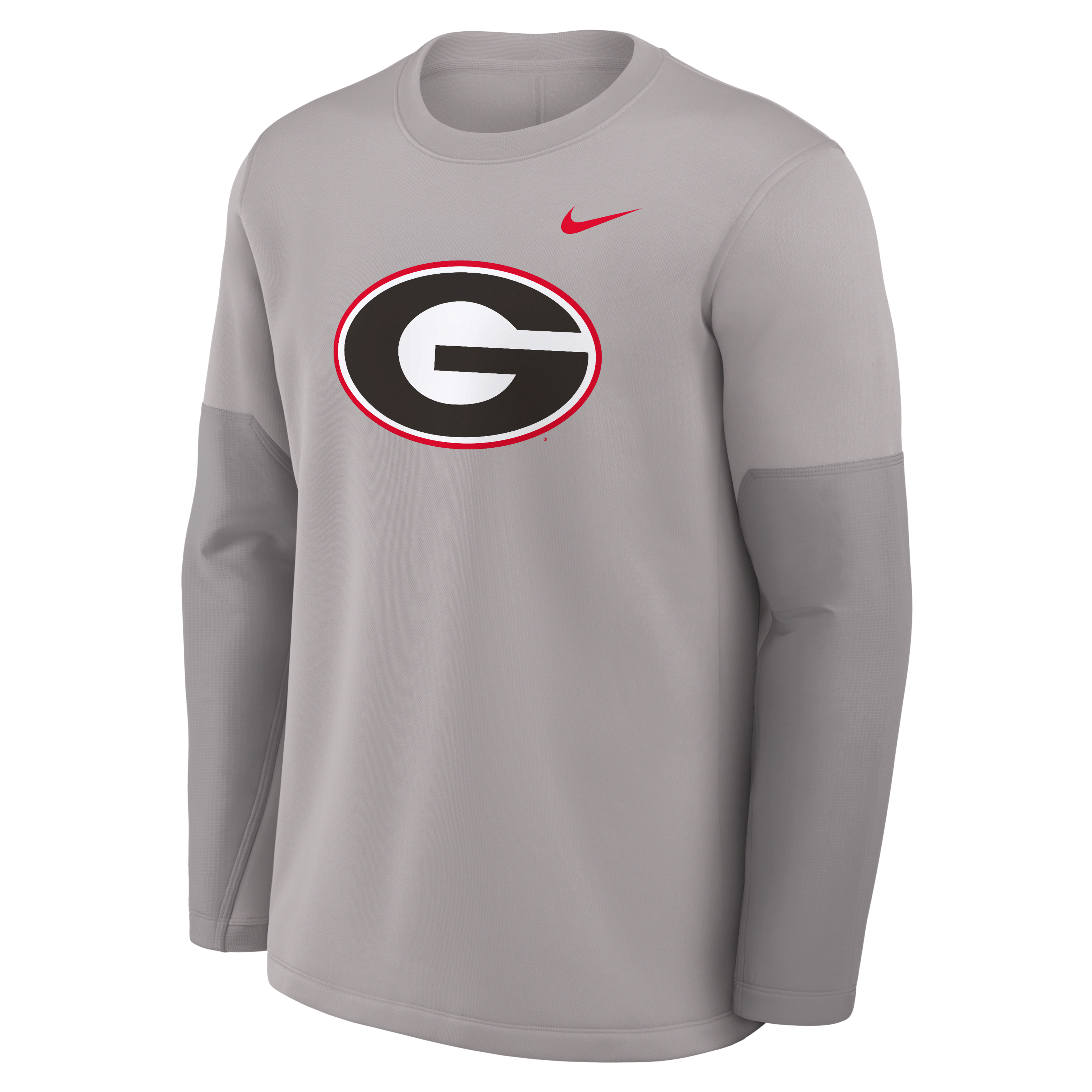Georgia Sideline Coach Men's Nike Therma-FIT College Long-Sleeve T-Shirt