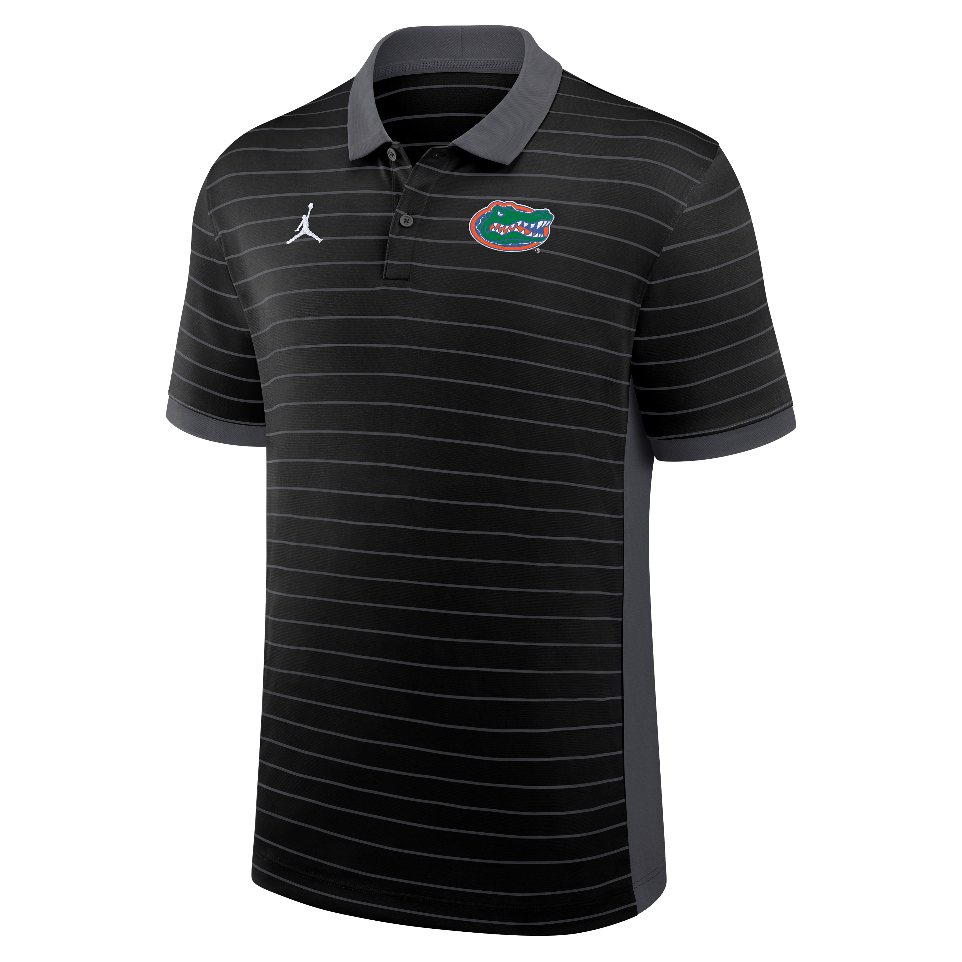 Florida Sideline Victory Stripe Men's Jordan Brand Dri-FIT College Polo