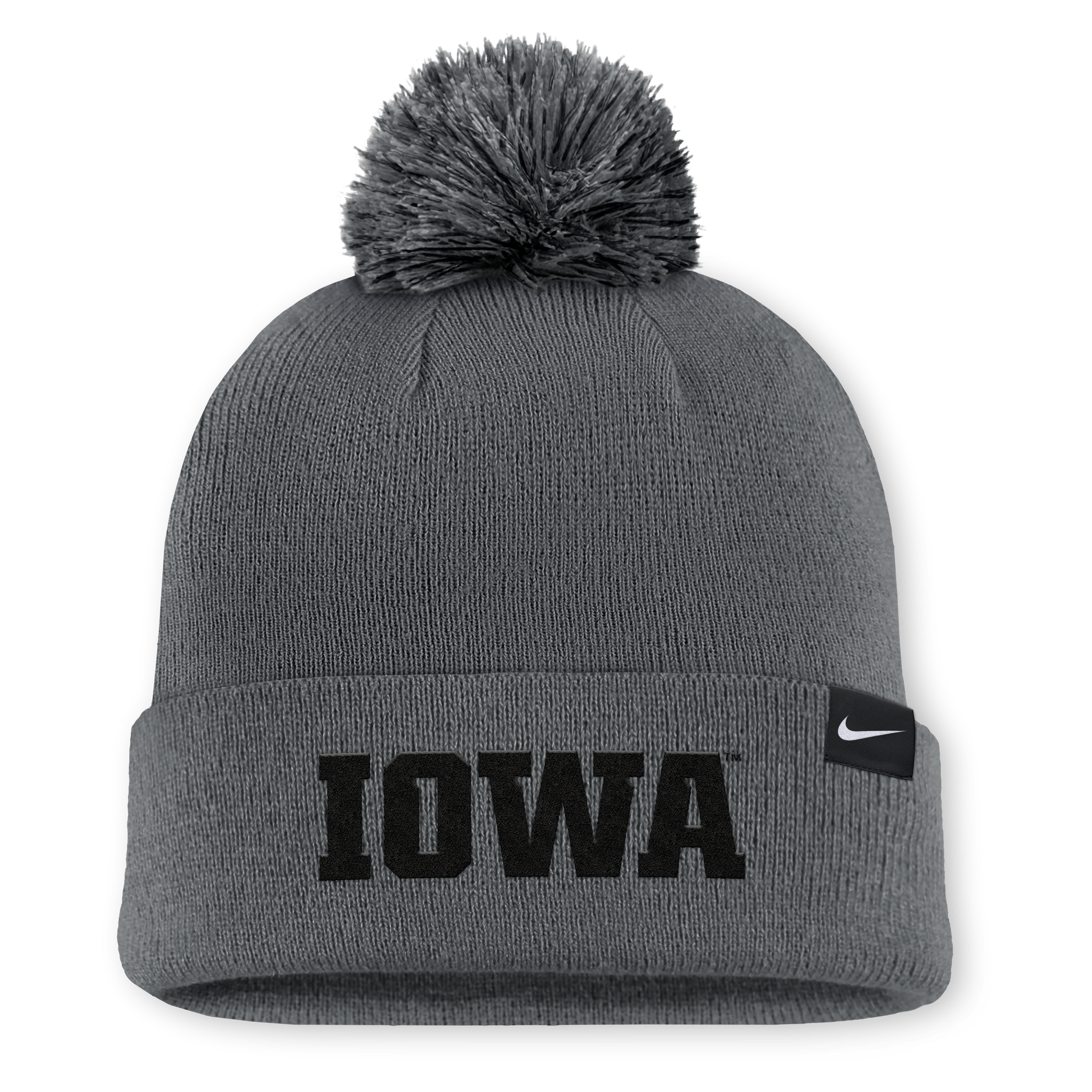 Iowa Primetime Campus Toned Men's Nike College Cuffed Pom Beanie