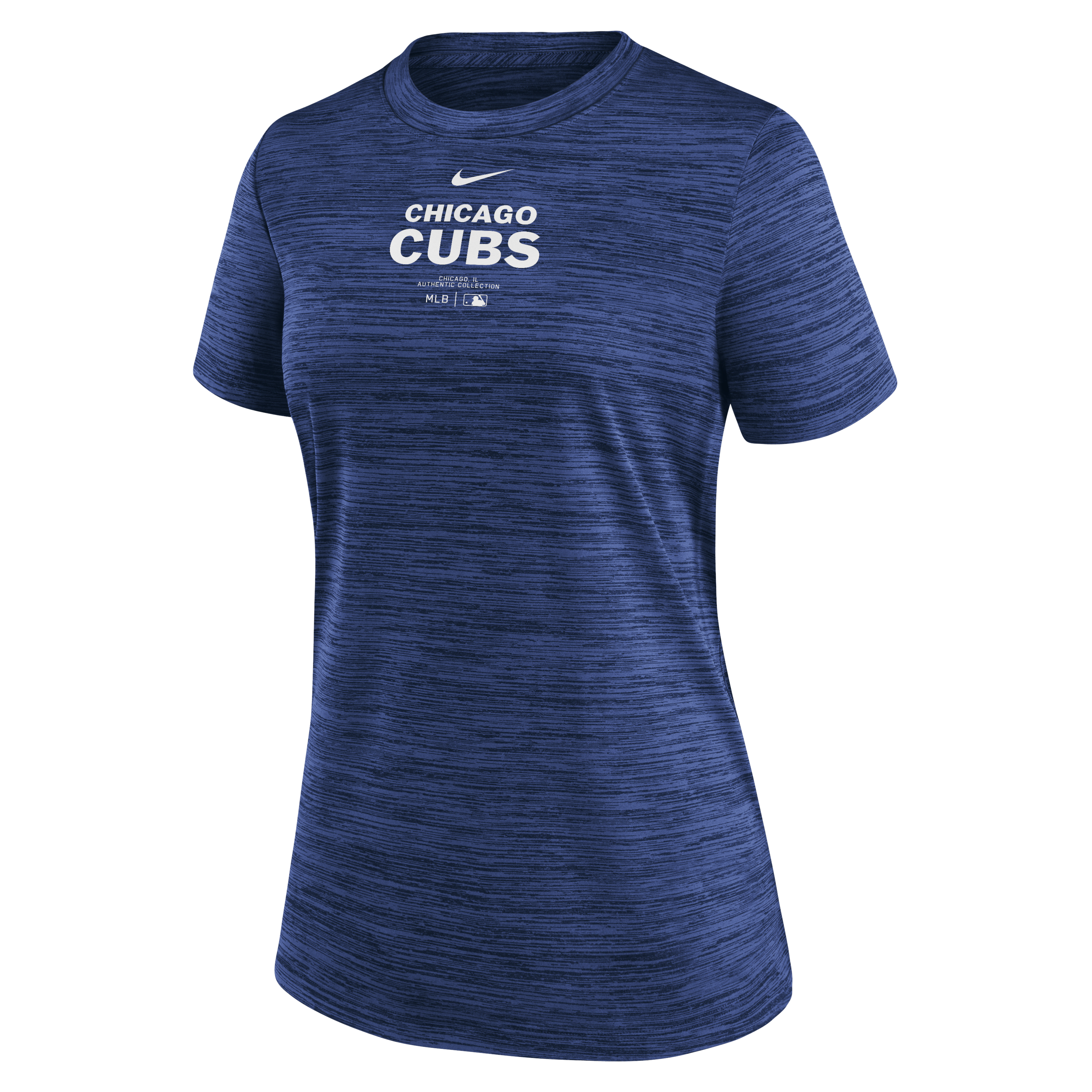 Chicago Cubs Authentic Collection Practice Velocity Women's Nike Dri-FIT MLB T-Shirt