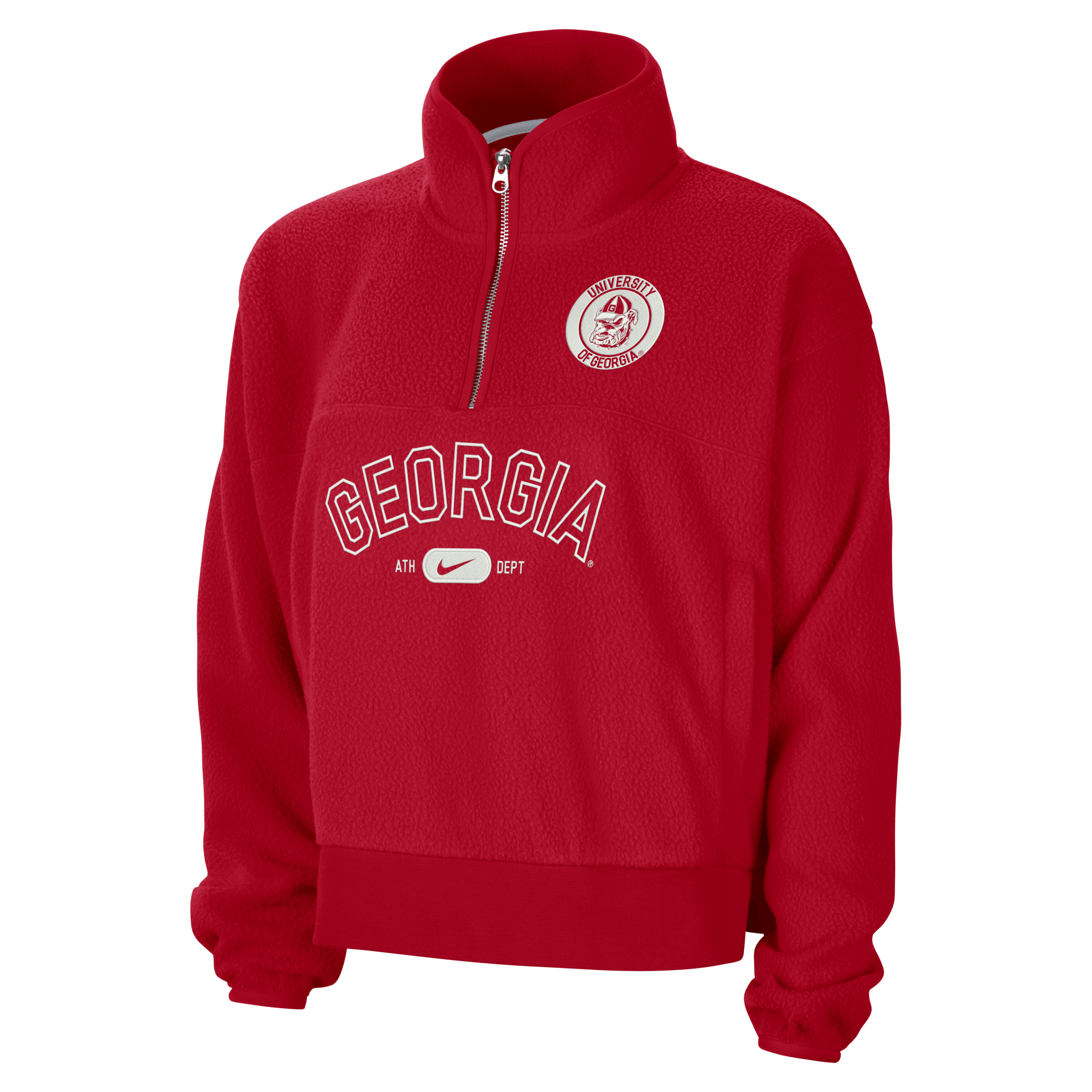 Georgia Fly Women's Nike College 1/4-Zip Jacket