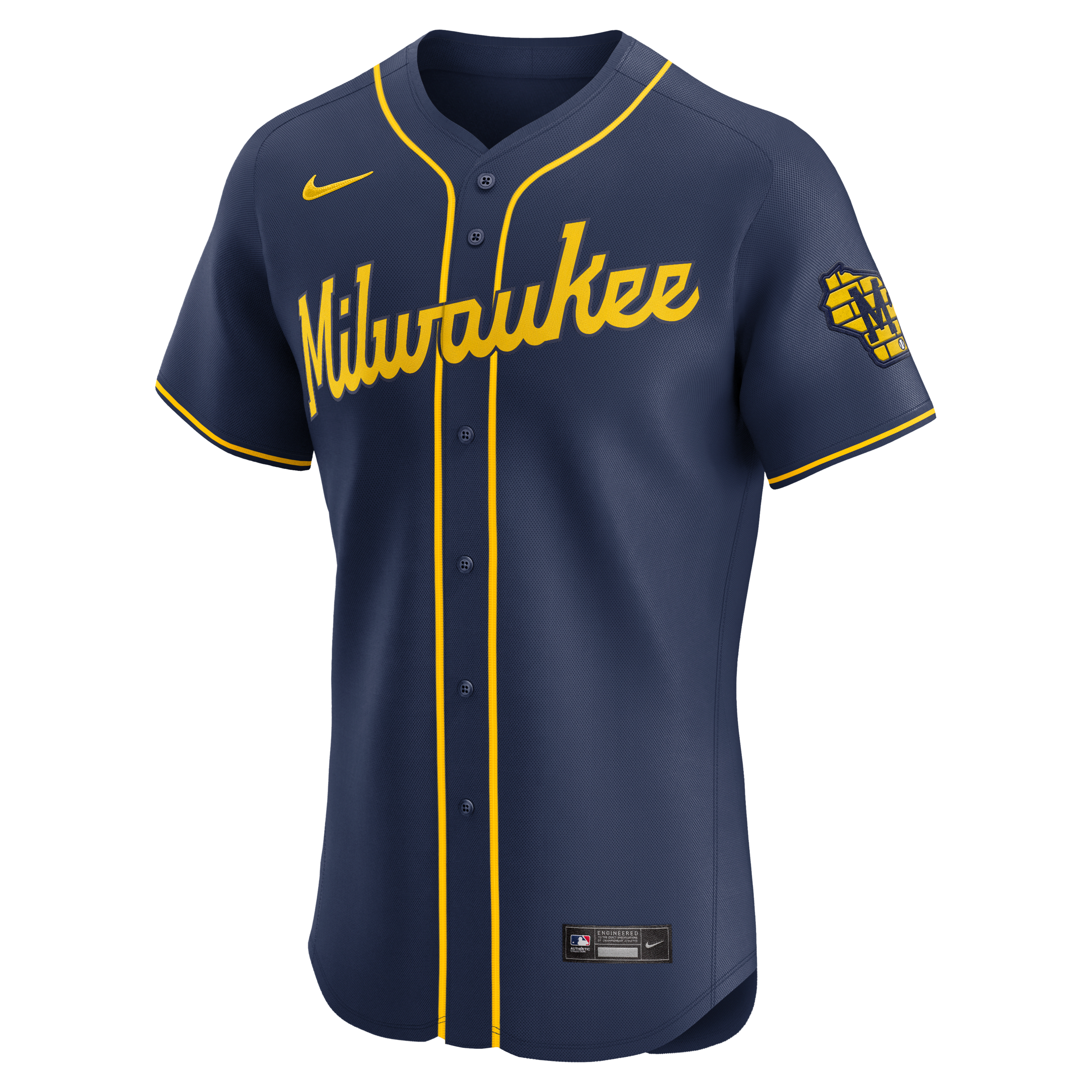 Milwaukee Brewers Men's Nike Dri-FIT ADV MLB Elite Jersey
