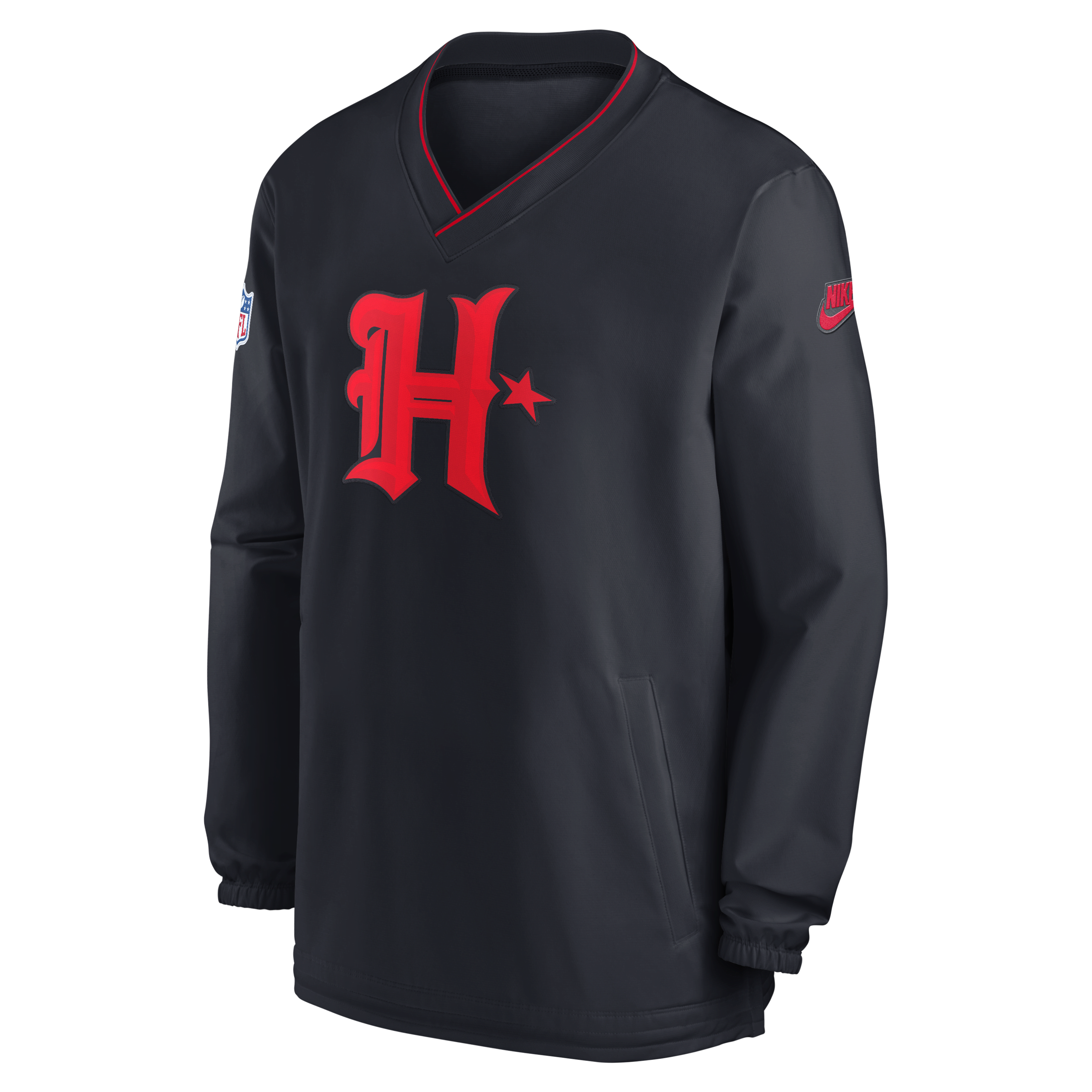 Houston Texans Logo Men's Nike NFL Long-Sleeve Windshirt