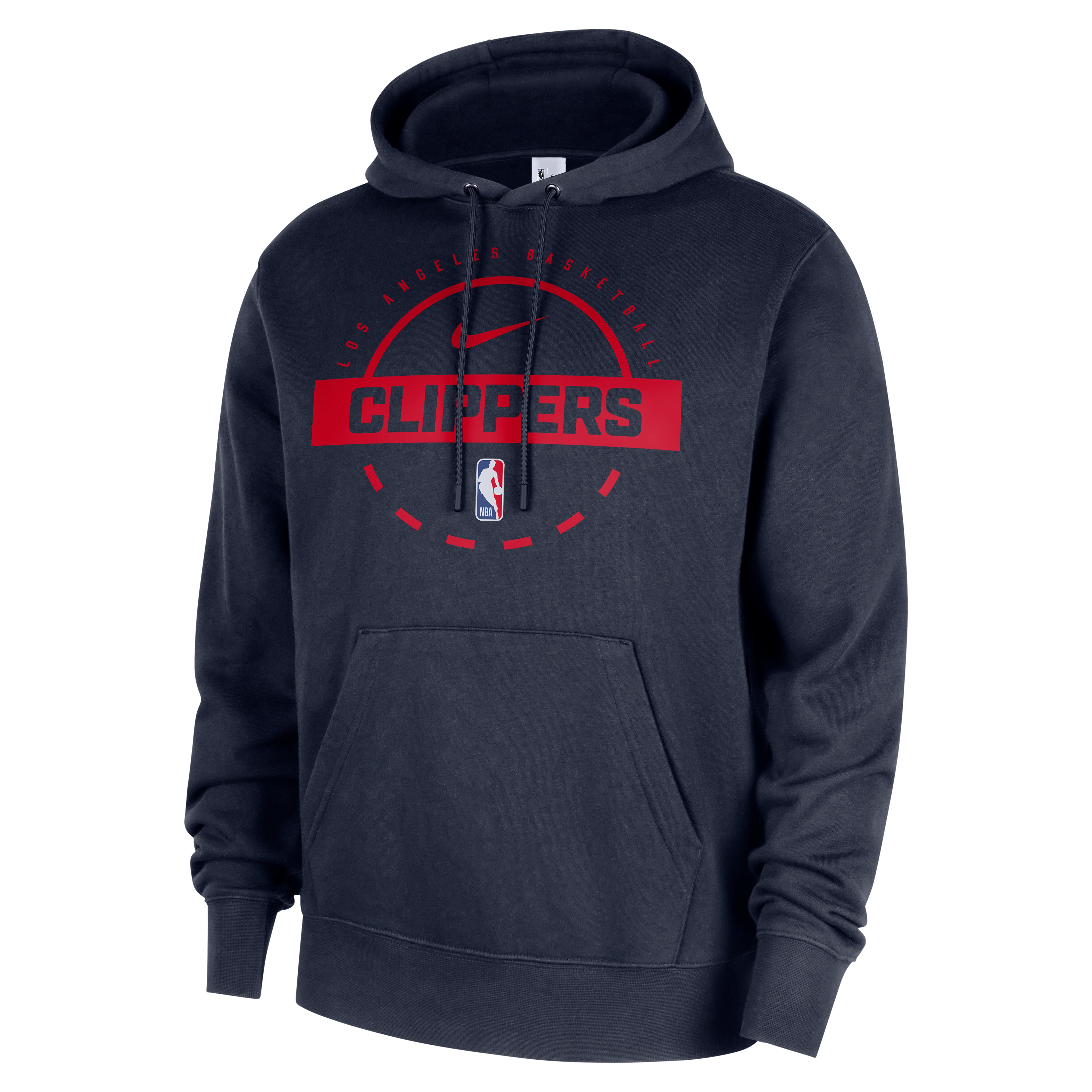 LA Clippers Club Men's Nike NBA Practice Pullover Hoodie
