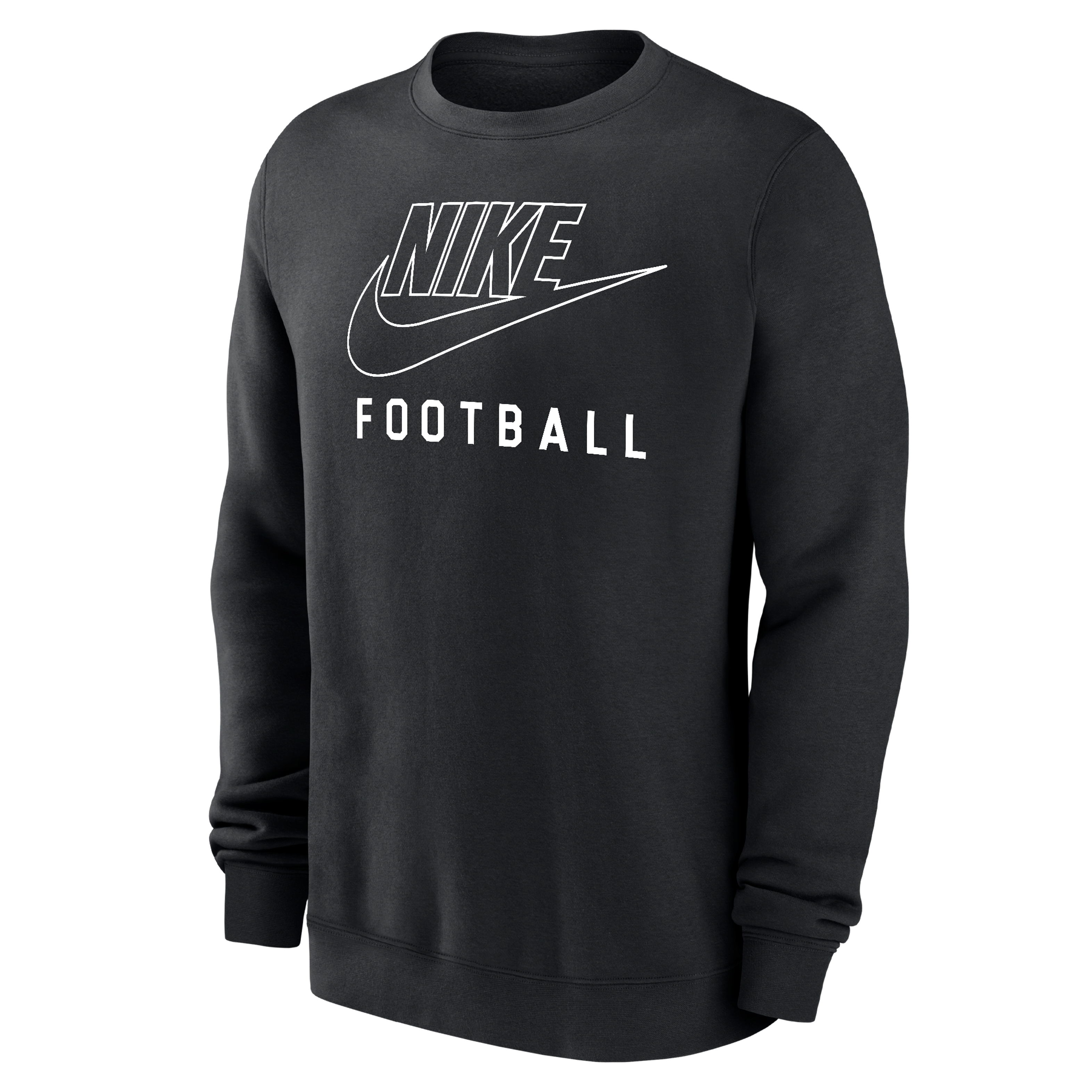 Nike Swoosh Club Fleece Men's Football Pullover Crew-Neck Sweatshirt