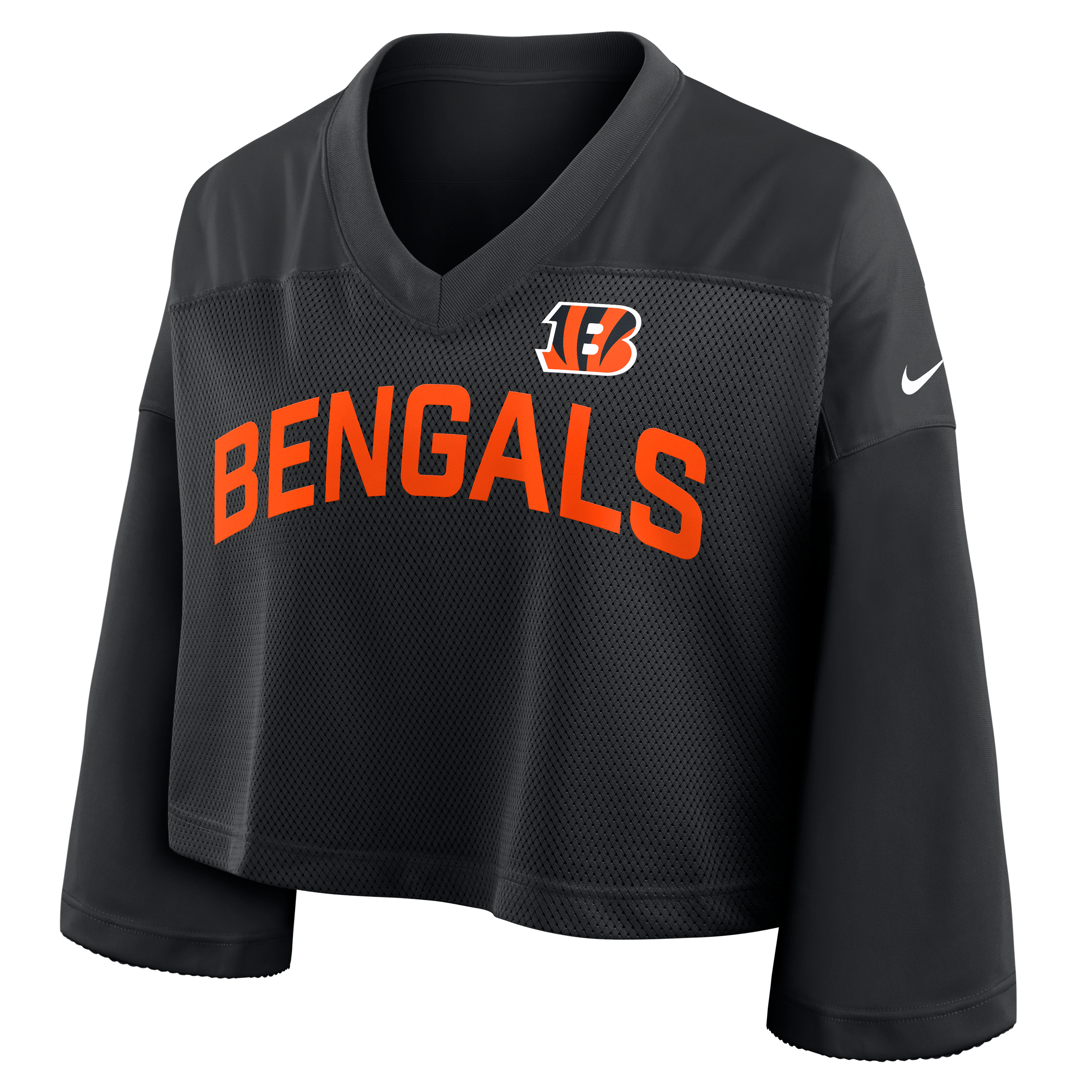 Cincinnati Bengals Wide Receiver Jersey Fashion Women's Nike Dri-FIT NFL Cropped Top
