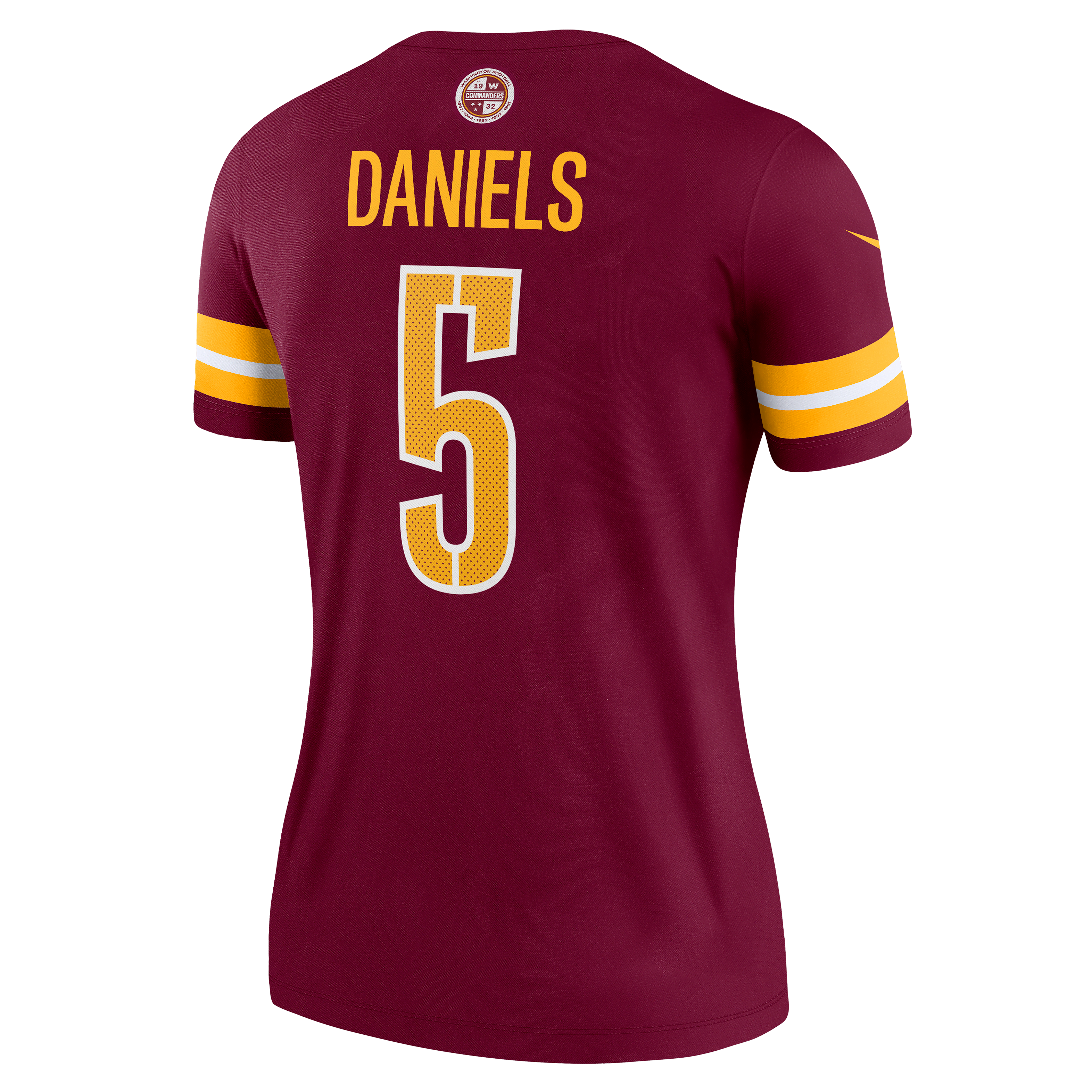 Jayden Daniels Washington Commanders Women's Nike Dri-FIT NFL Legend Jersey