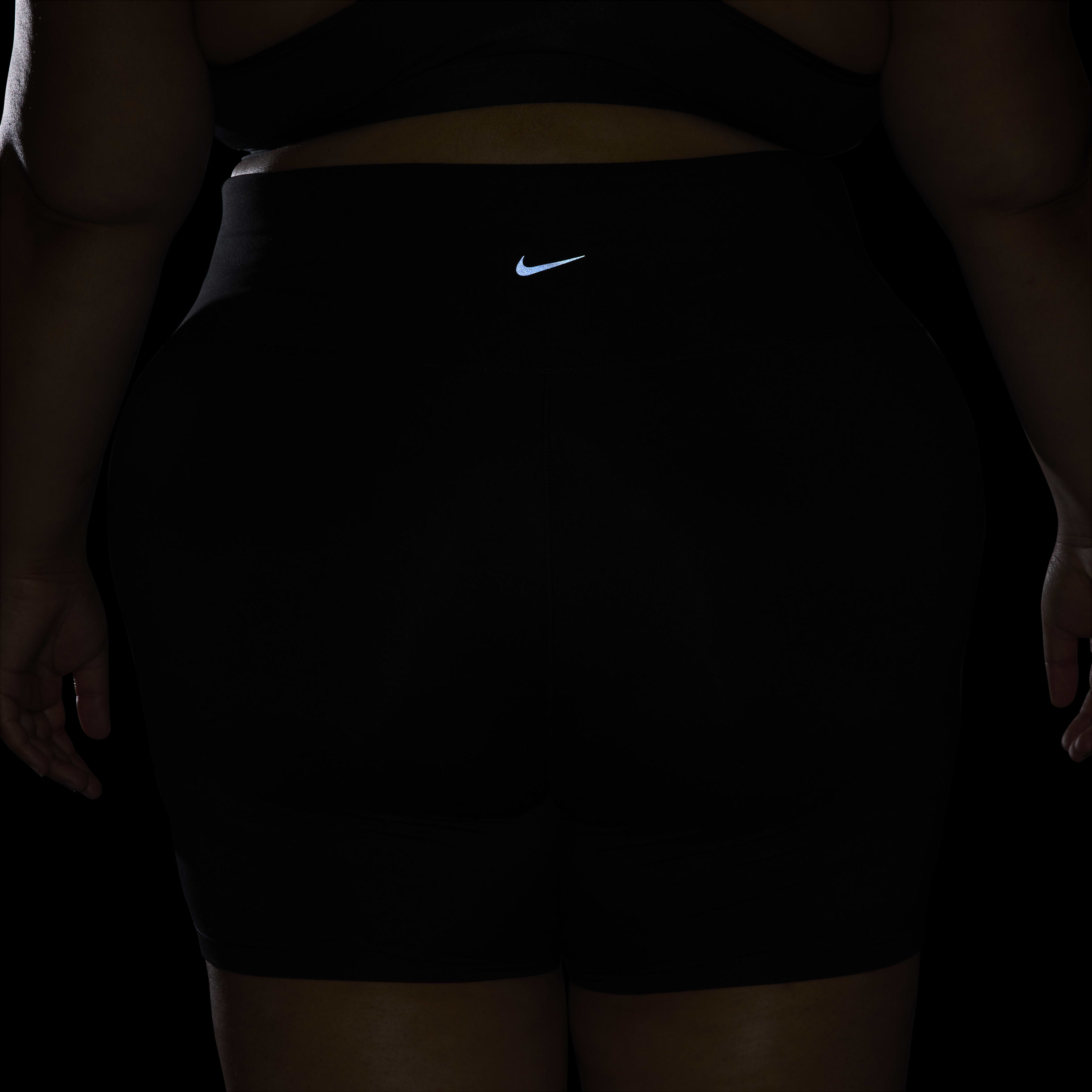 Nike One Women's High-Waisted 8" Biker Shorts with Pockets (Plus Size)