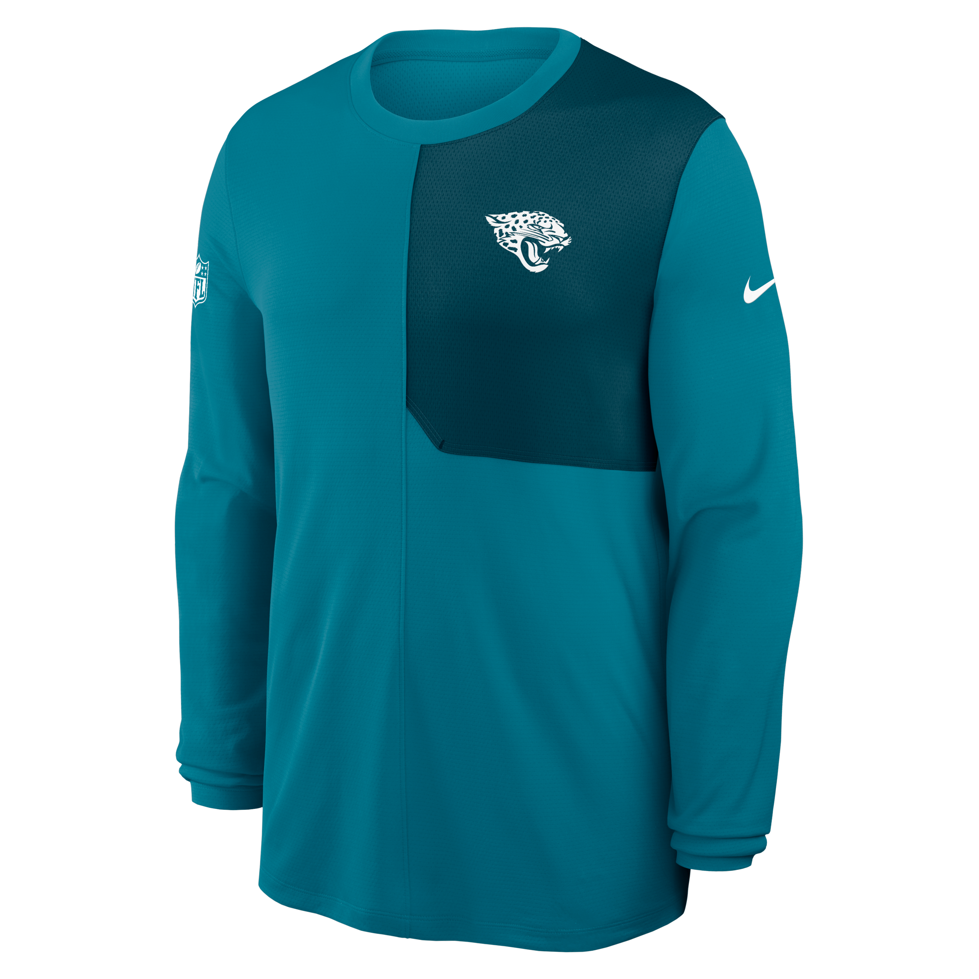 Jacksonville Jaguars Sideline Coach Men's Nike Dri-FIT NFL Long-Sleeve Top
