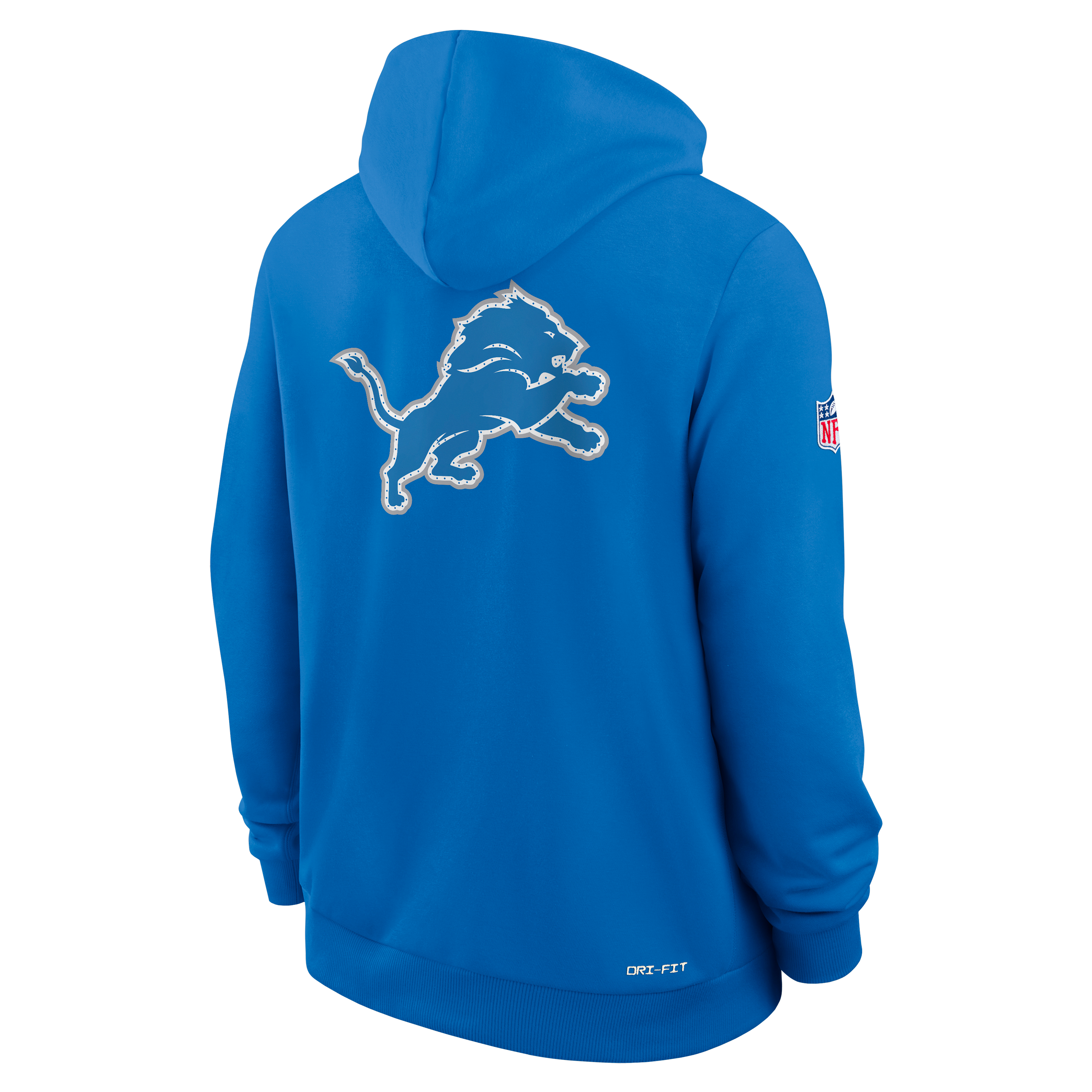 Detroit Lions Utility Player Sideline Men's Nike Dri-FIT NFL Full-Zip Hoodie