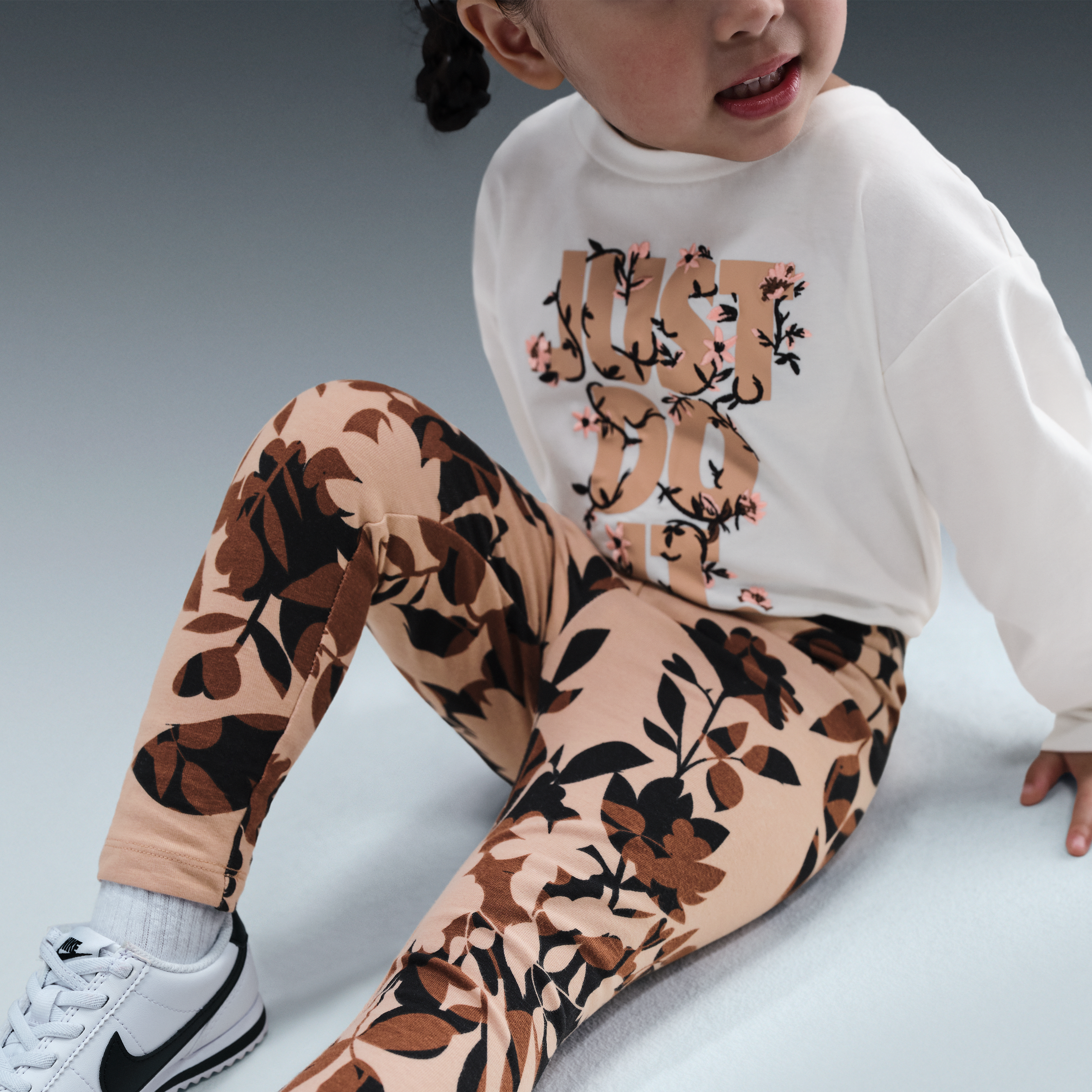 Nike Toddler Printed Club Long Sleeve T-Shirt and Leggings Set