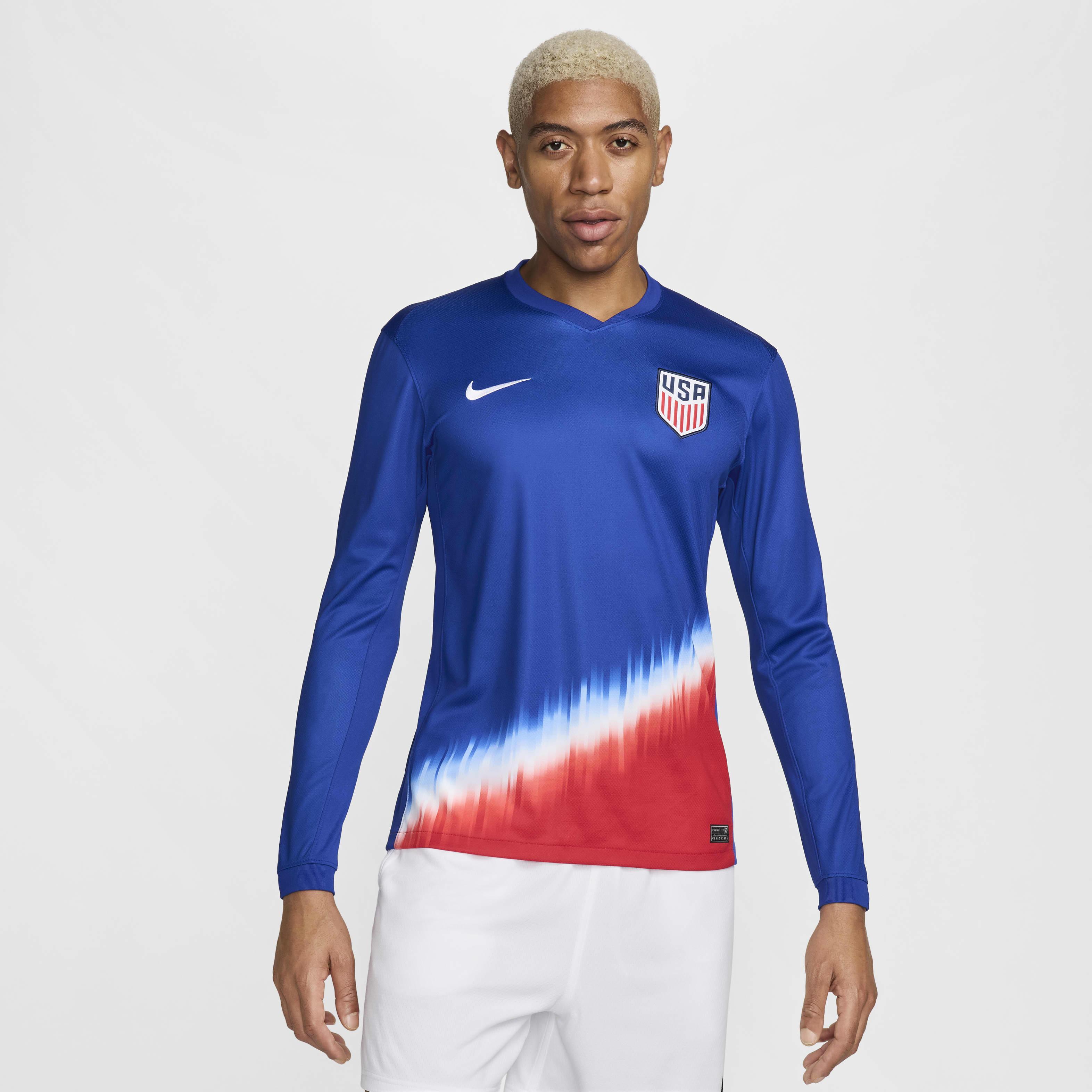 USMNT 2024 Stadium Away Men's Nike Dri-FIT Soccer Long-Sleeve Replica Jersey