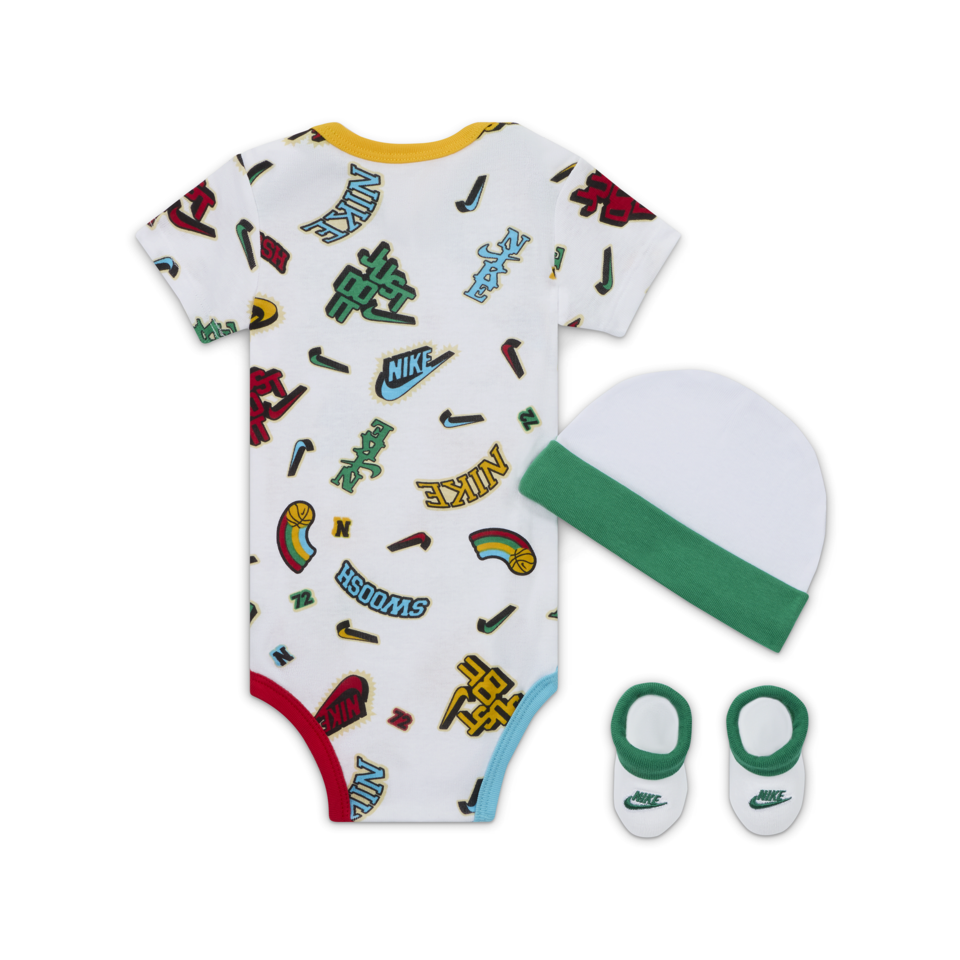 Nike Baby (0-9M) 3-Piece Bodysuit Set