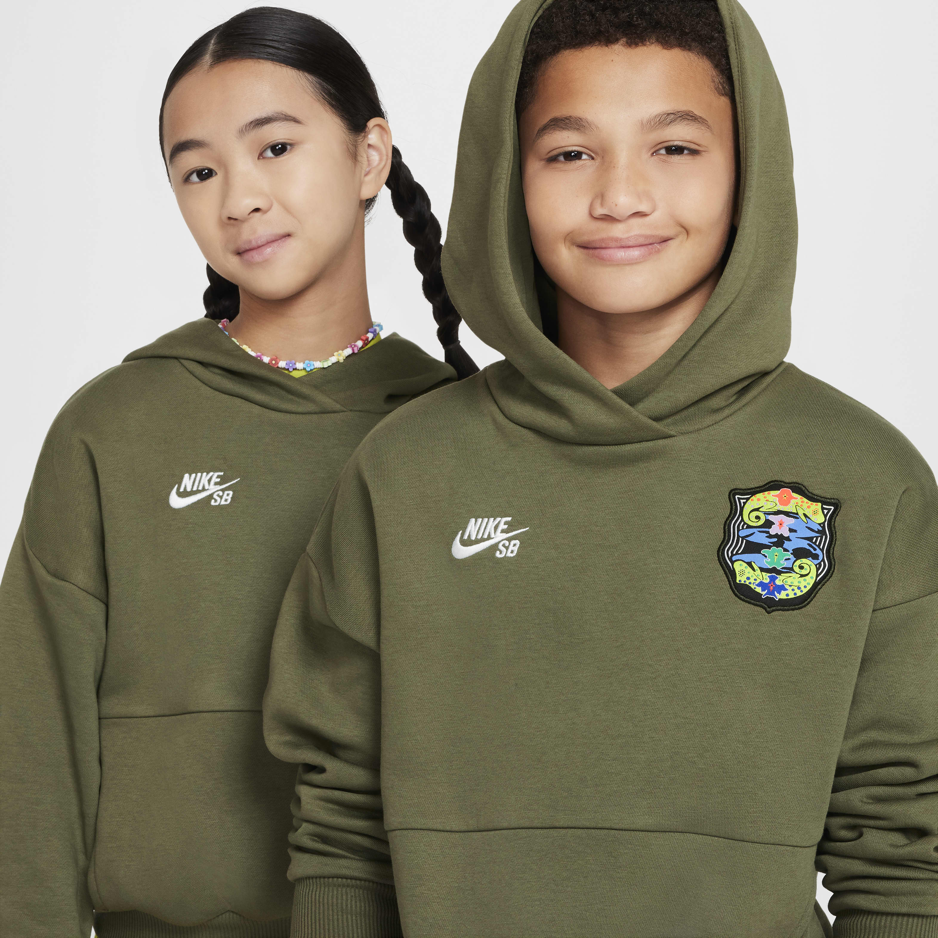 Nike SB Big Kids' Oversized Skate Hoodie