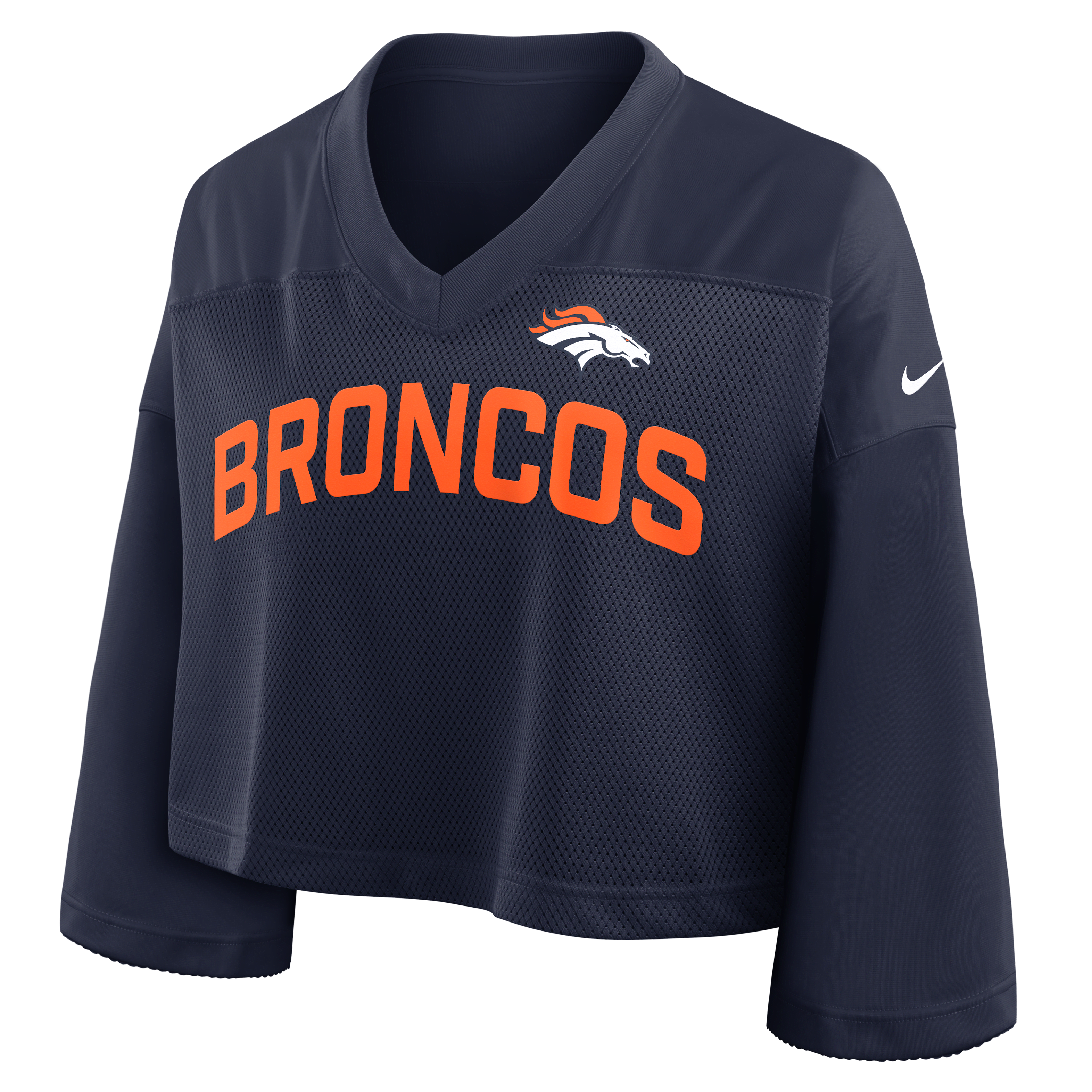 Denver Broncos Wide Receiver Jersey Fashion Women's Nike Dri-FIT NFL Cropped Top