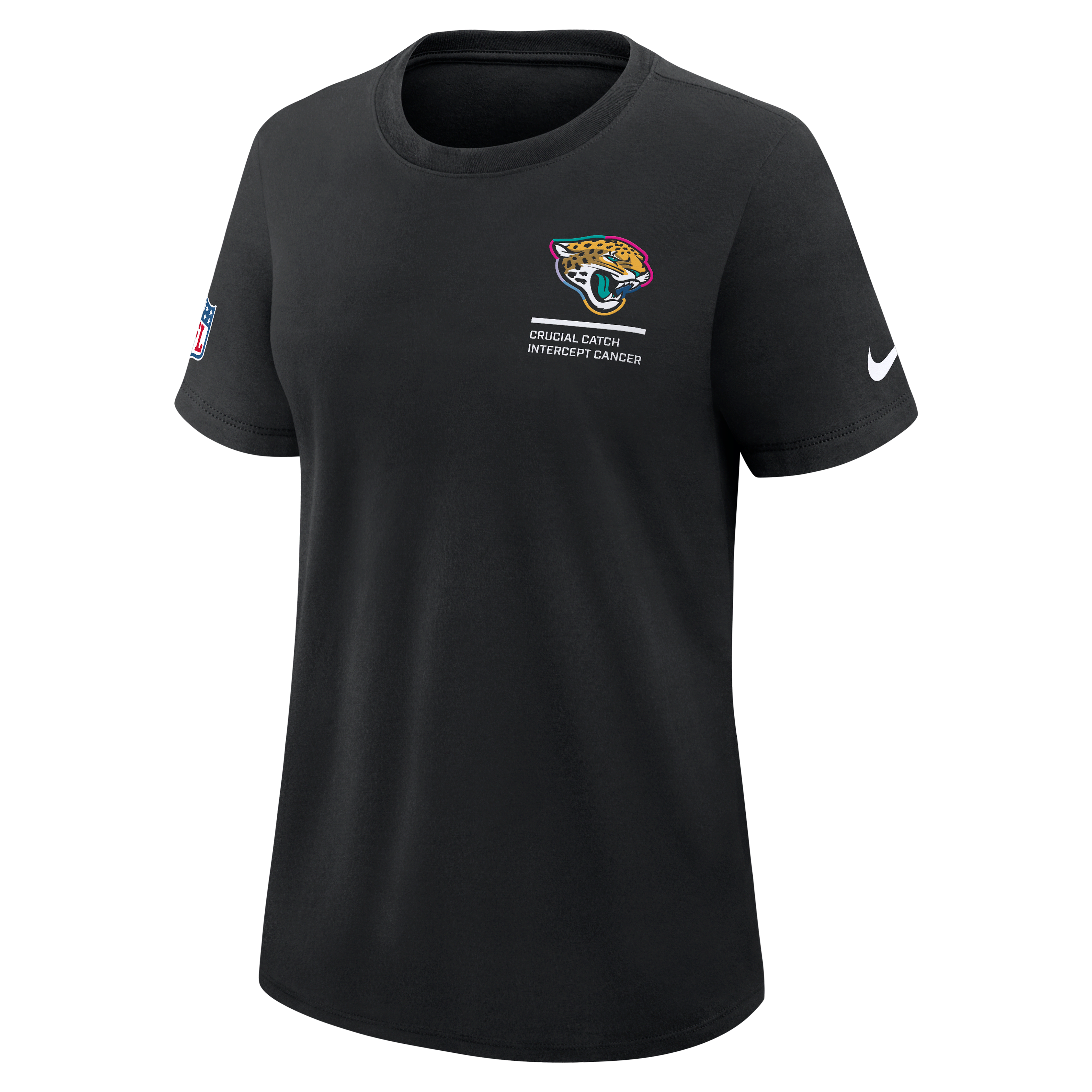 Jacksonville Jaguars Crucial Catch Women's Nike Dri-FIT NFL T-Shirt
