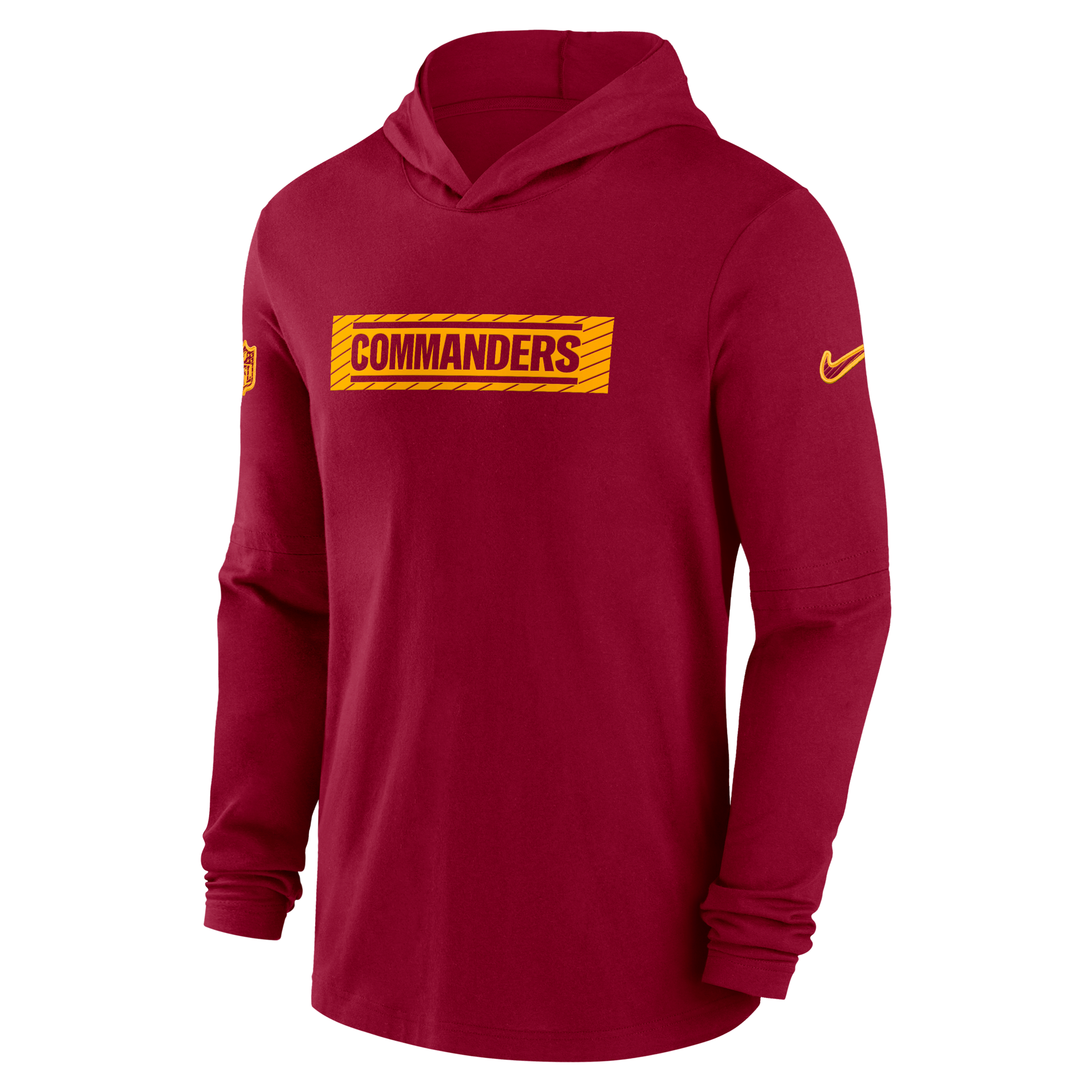 Washington Commanders Sideline Men's Nike Dri-FIT NFL Long-Sleeve Hooded Top