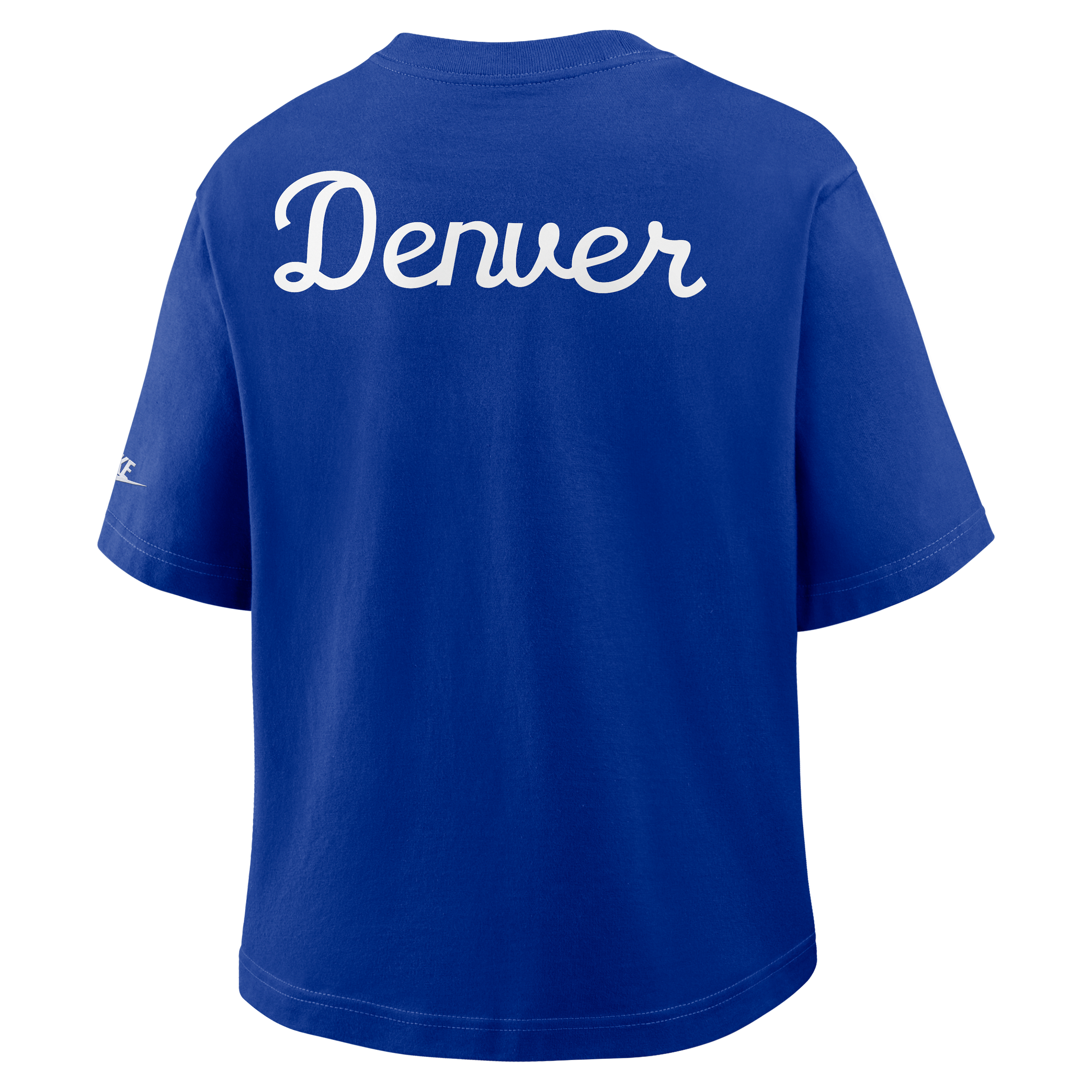 Denver Broncos Rewind Pocket Boxy Women's Nike NFL T-Shirt