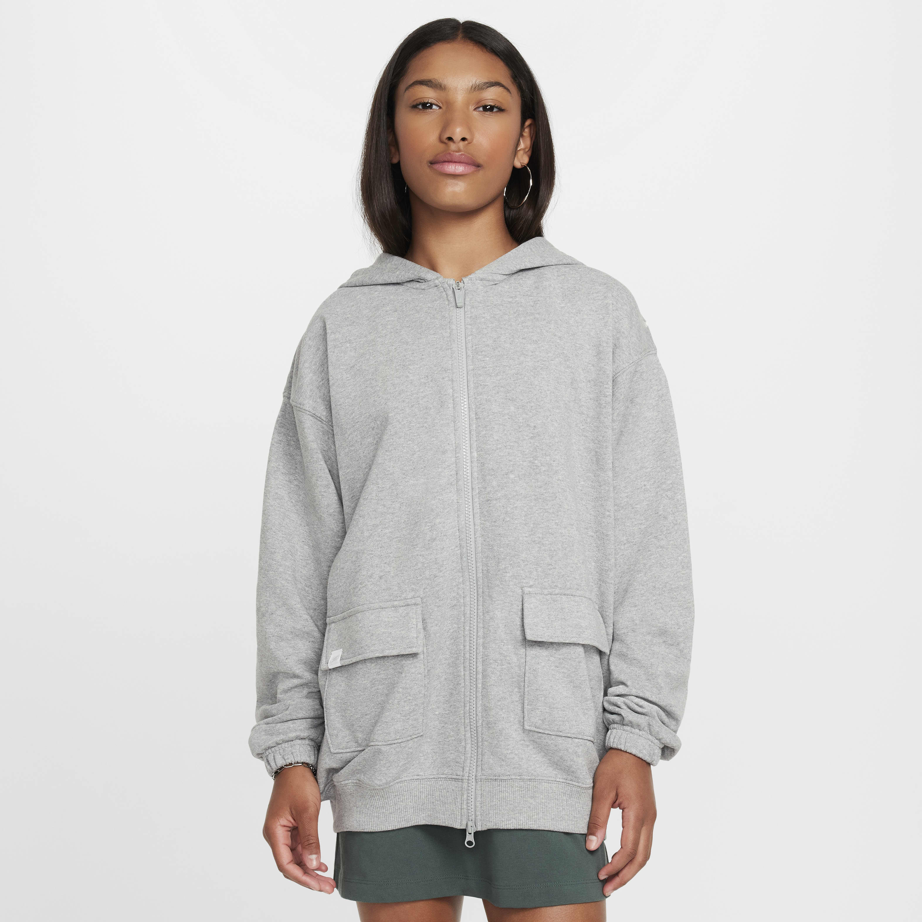 Nike Sportswear Girls' Dri-FIT Oversized Fleece Hoodie