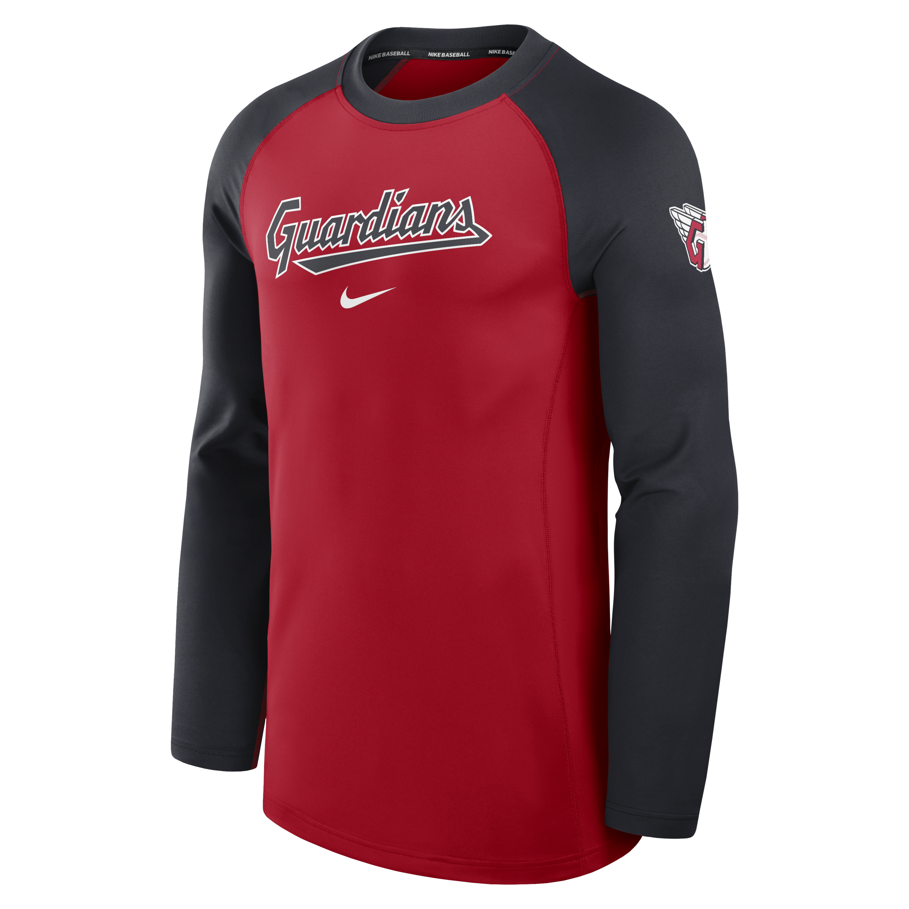 Cleveland Guardians Authentic Collection Game Time Men's Nike Dri-FIT MLB Long-Sleeve T-Shirt