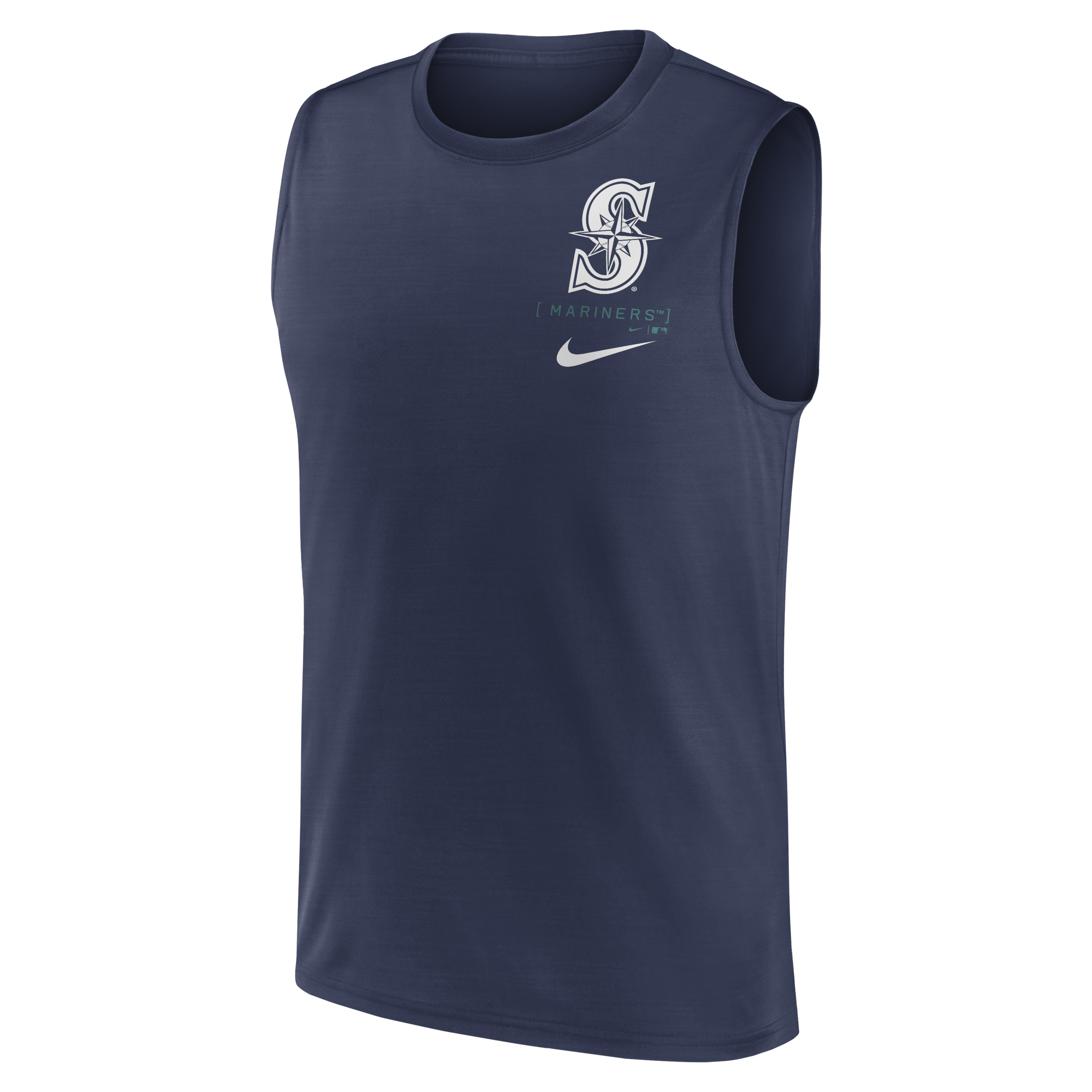 Seattle Mariners Large Logo Men's Nike Dri-FIT MLB Muscle Tank Top