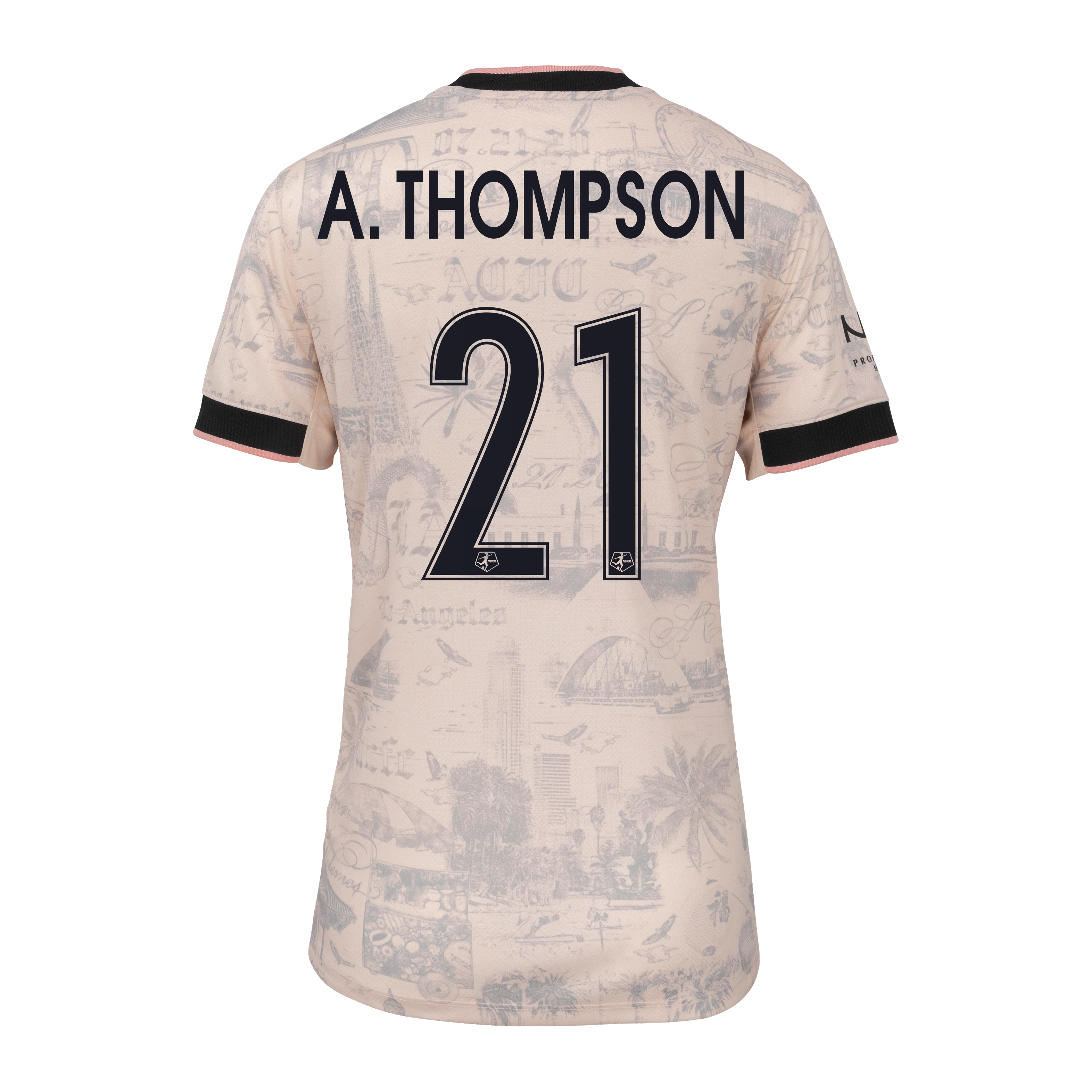 Alyssa Thompson Angel City FC 2025 Stadium Away Women's Nike Dri-FIT NWSL Replica Jersey