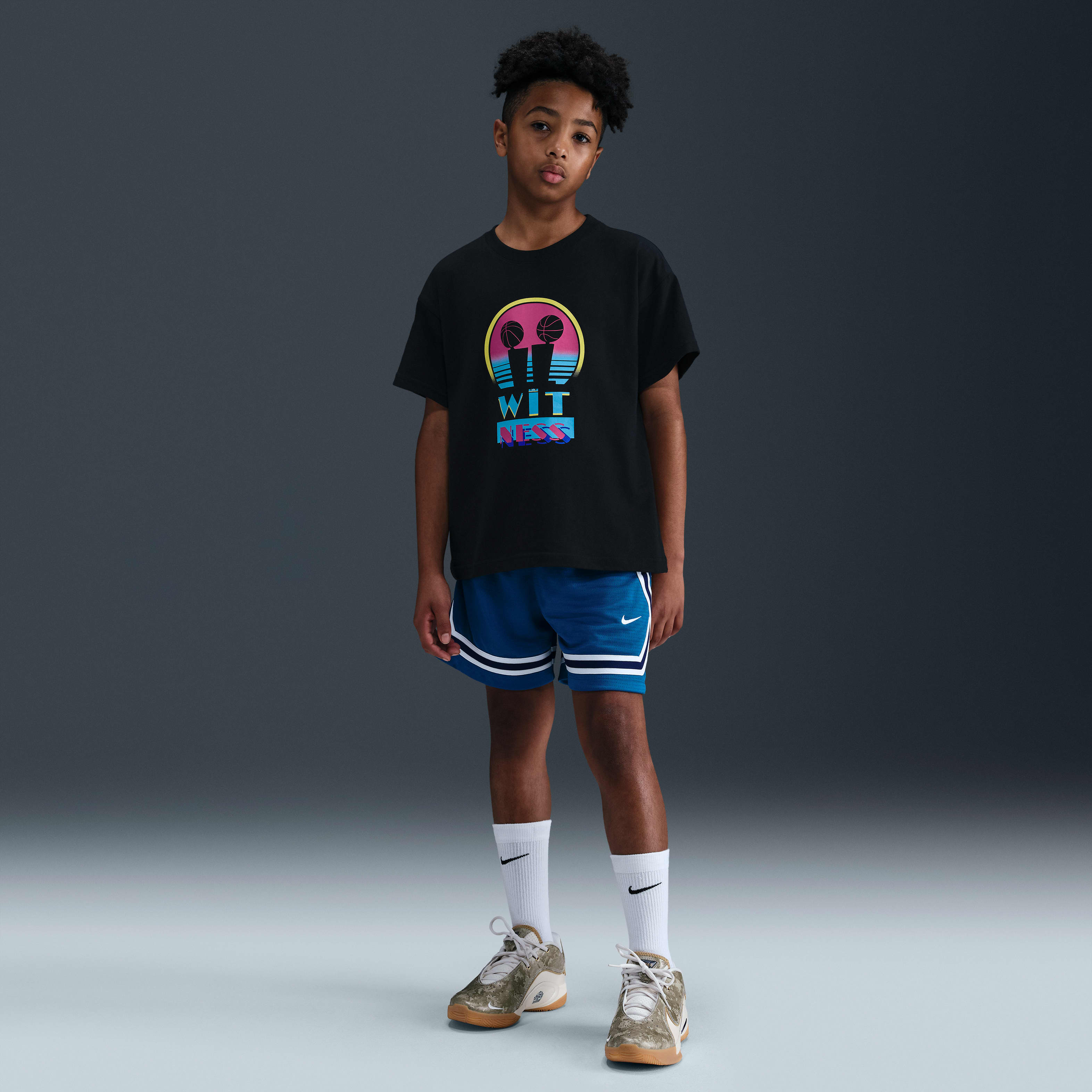 LeBron "Miami Twice" Big Kids' Max90 Basketball T-Shirt