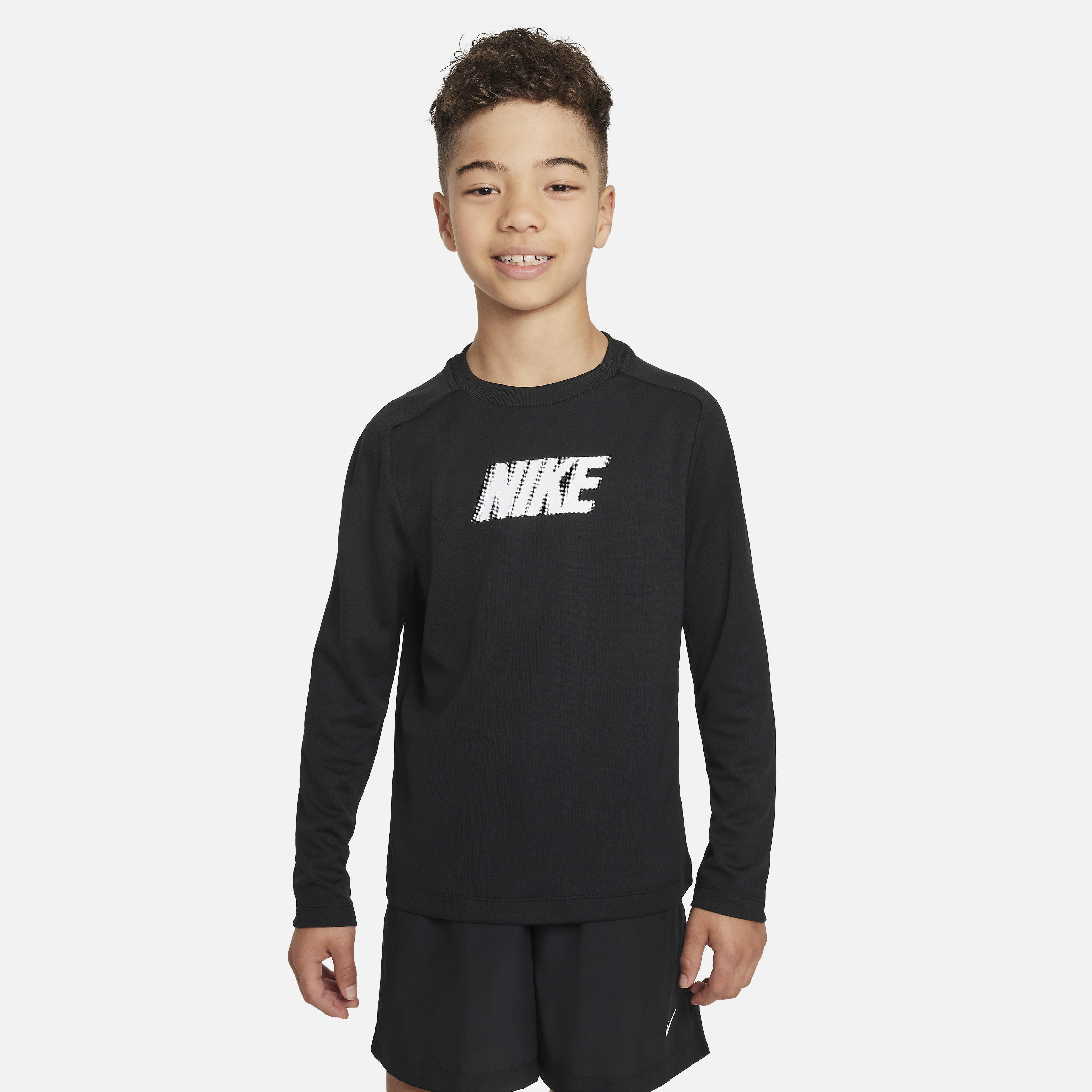 Nike Dri-FIT Multi+ Big Kids' (Boys') Long-Sleeve Top