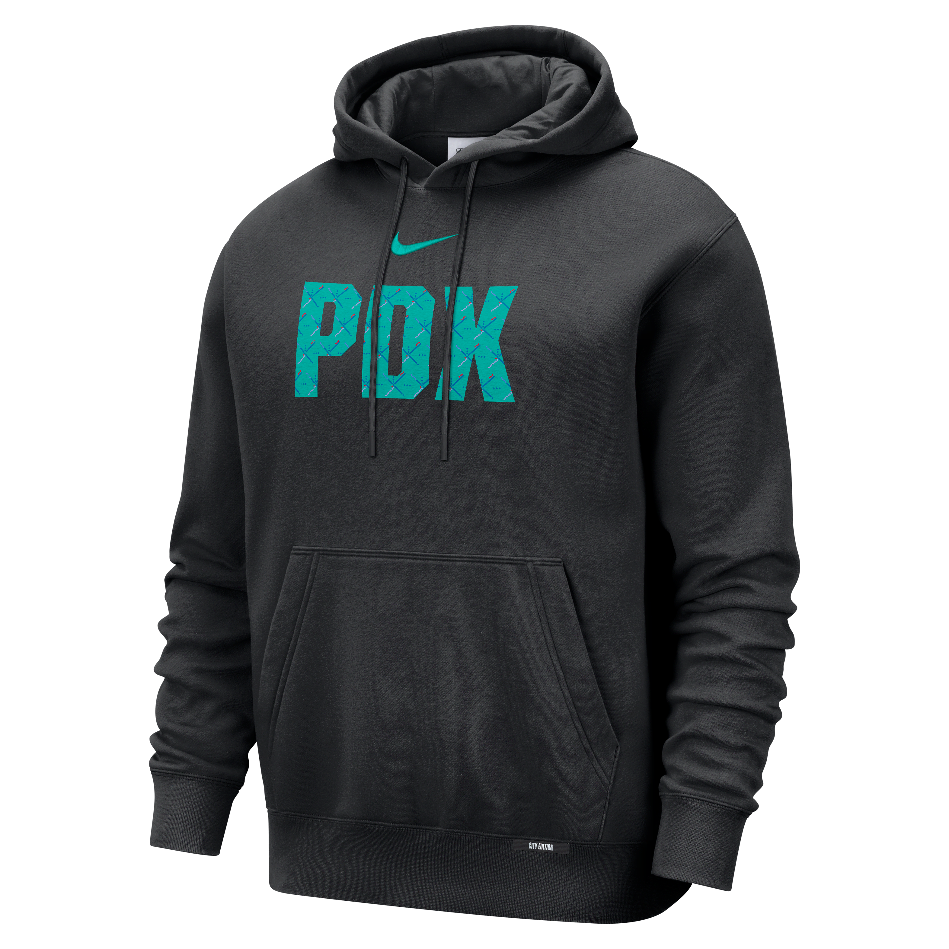 Portland Trail Blazers City Edition Men's Nike Basketball Club Pull-Over Hoodie