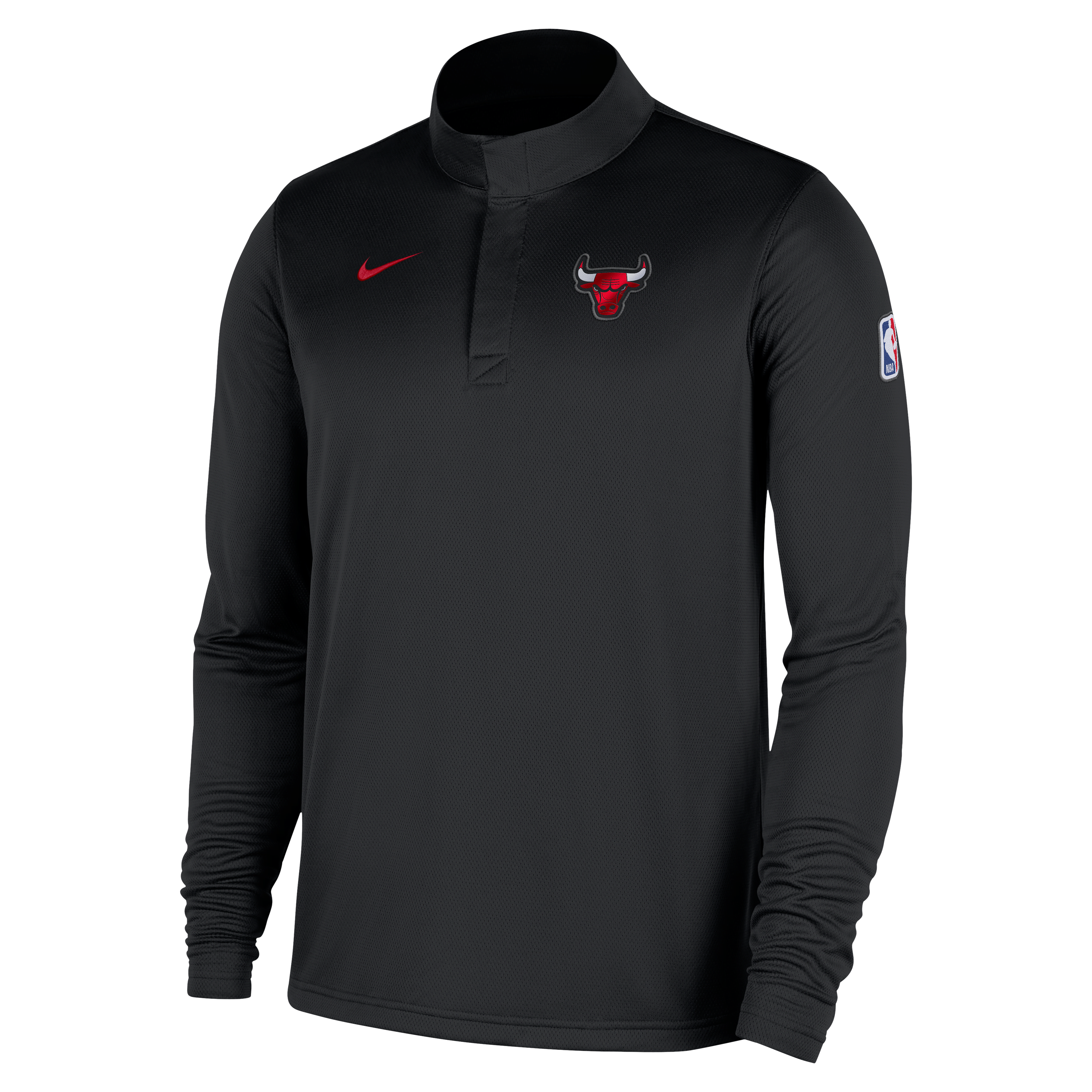 Chicago Bulls Men's Nike Dri-FIT NBA 1/4-Zip Long-Sleeve Top