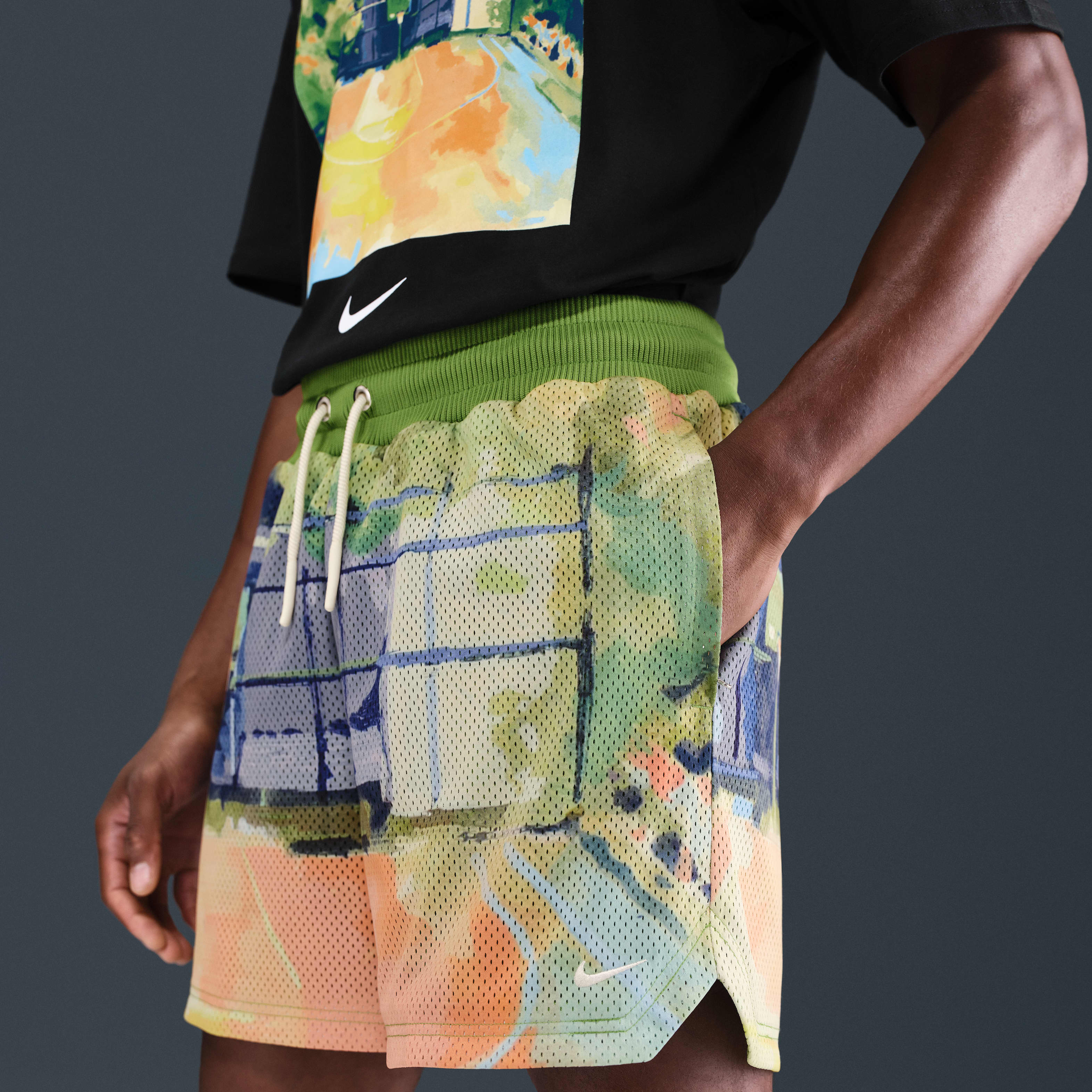 Nike Men's Dri-FIT 5" Mesh Basketball Shorts