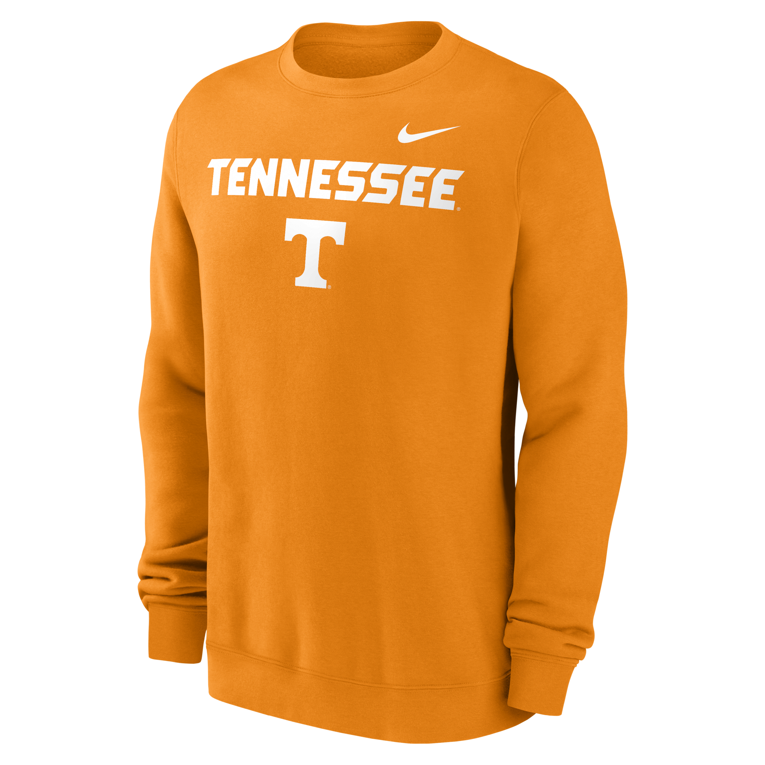 Tennessee Volunteers Primetime Primary Stack Men's Nike College Pullover Crew