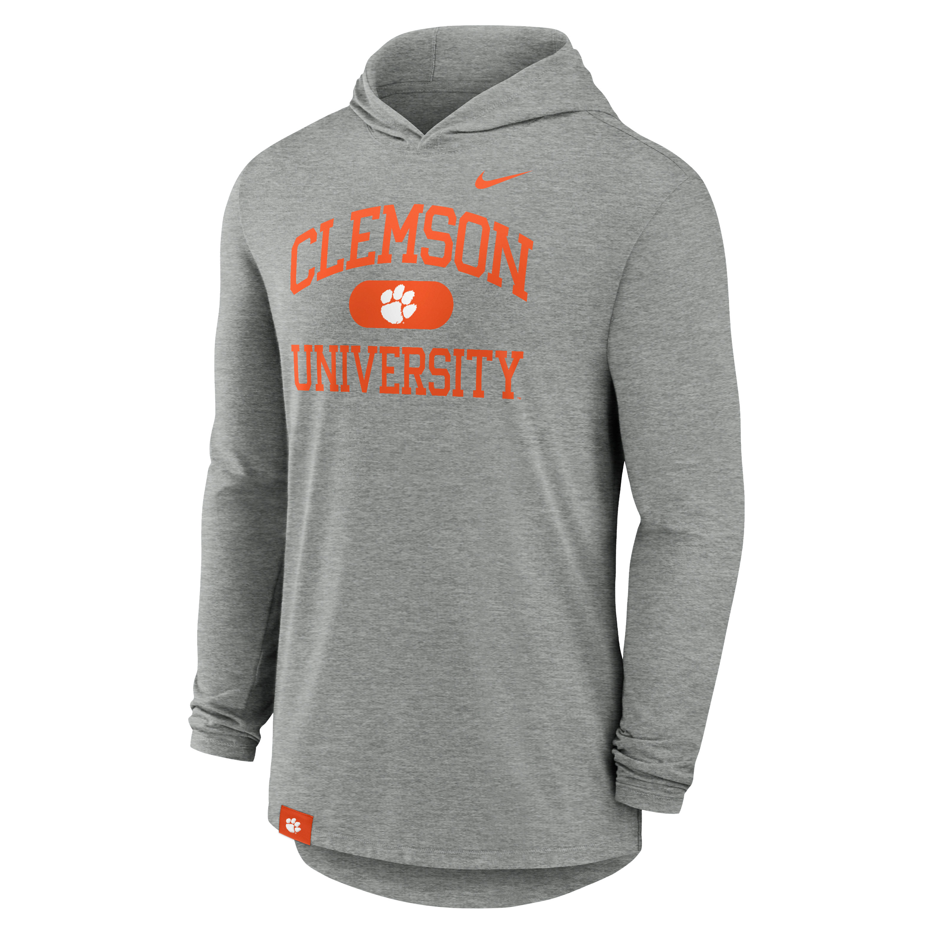 Clemson Tigers Blitz Men's Nike Dri-FIT College Long-Sleeve Hooded T-Shirt