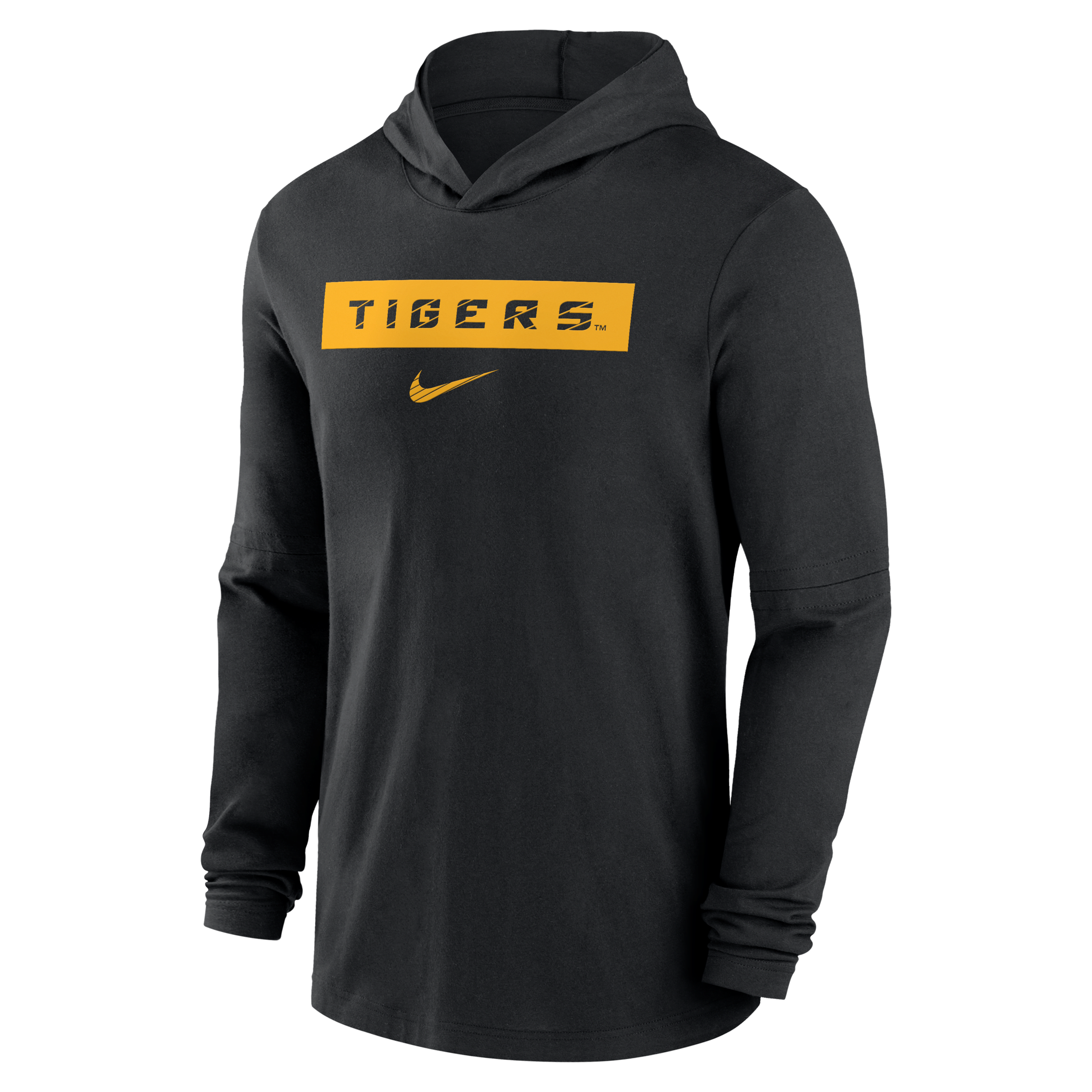 LSU Tigers Sideline Men's Nike Dri-FIT College Long-Sleeve Hooded Top