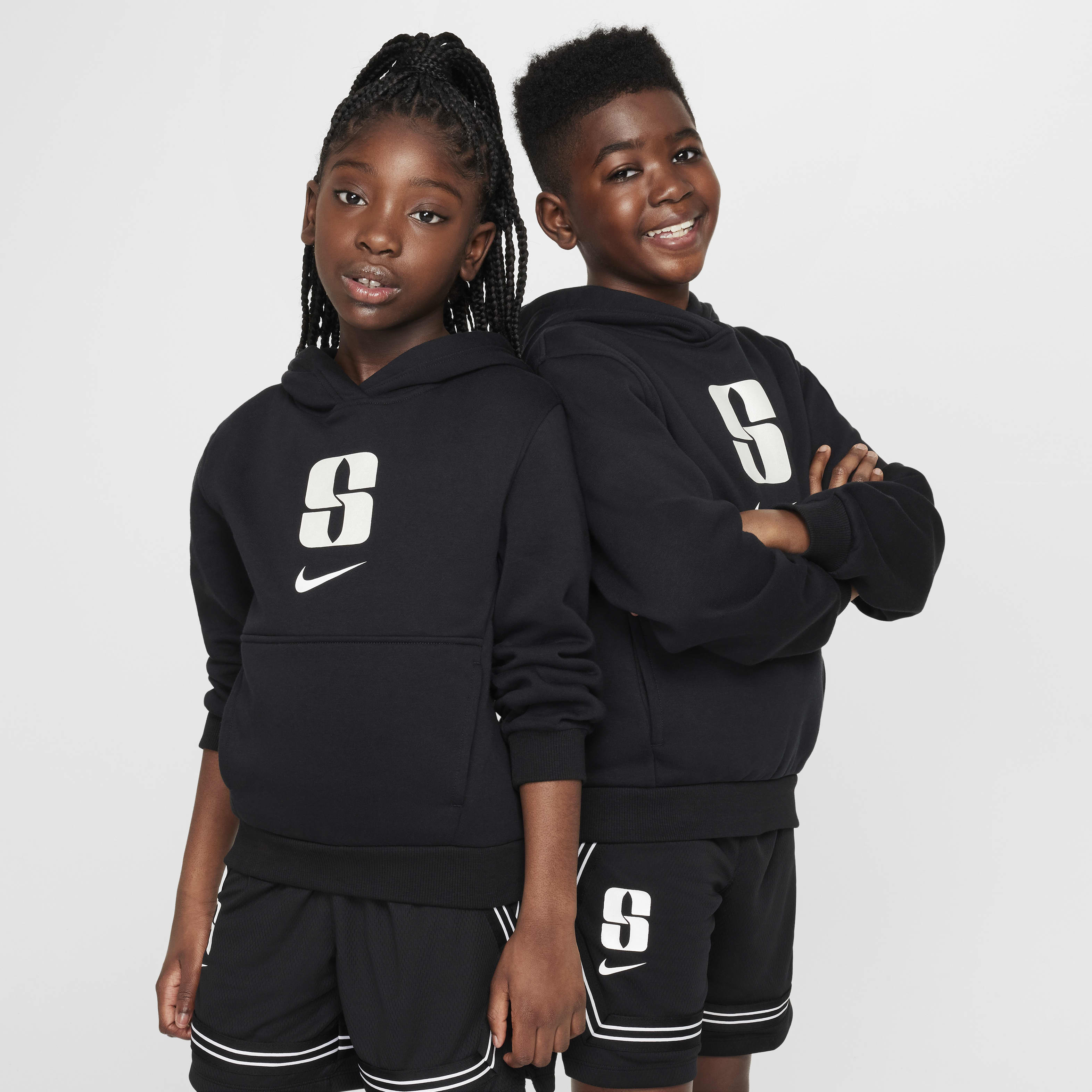 Sabrina Big Kids' Fleece Basketball Hoodie