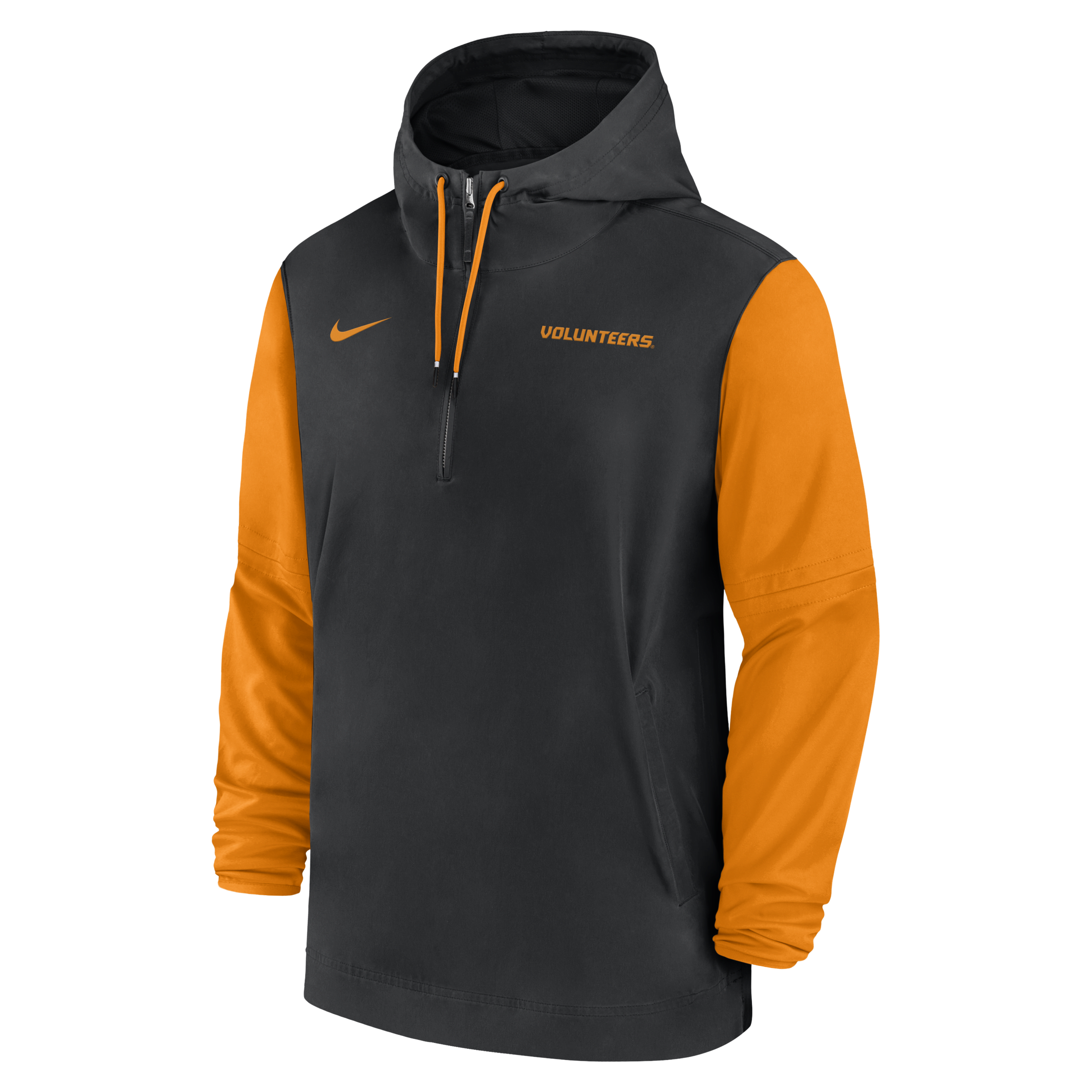 Tennessee Volunteers Sideline Pre-Game Player Men's Nike College 1/2-Zip Hooded Jacket